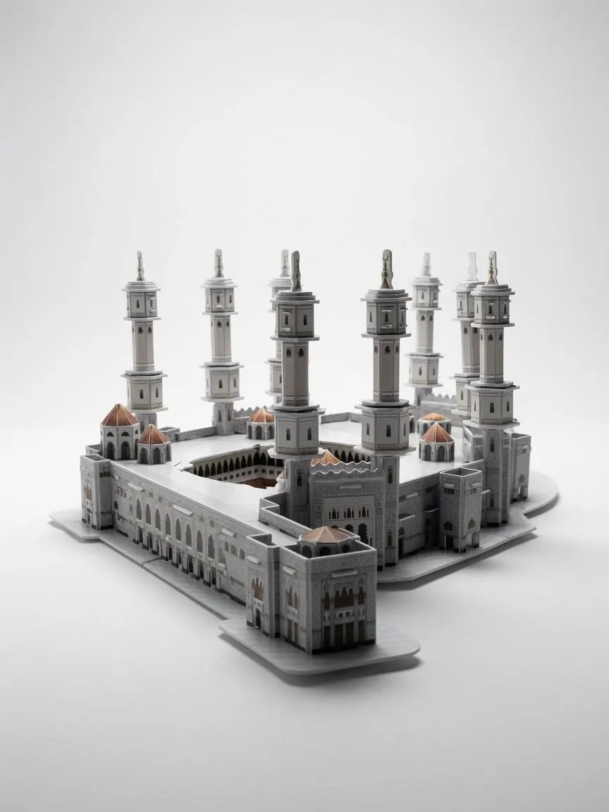Masjid Al Haram 3D Foam Puzzle – Kaaba Model, Islamic Gift - image 5