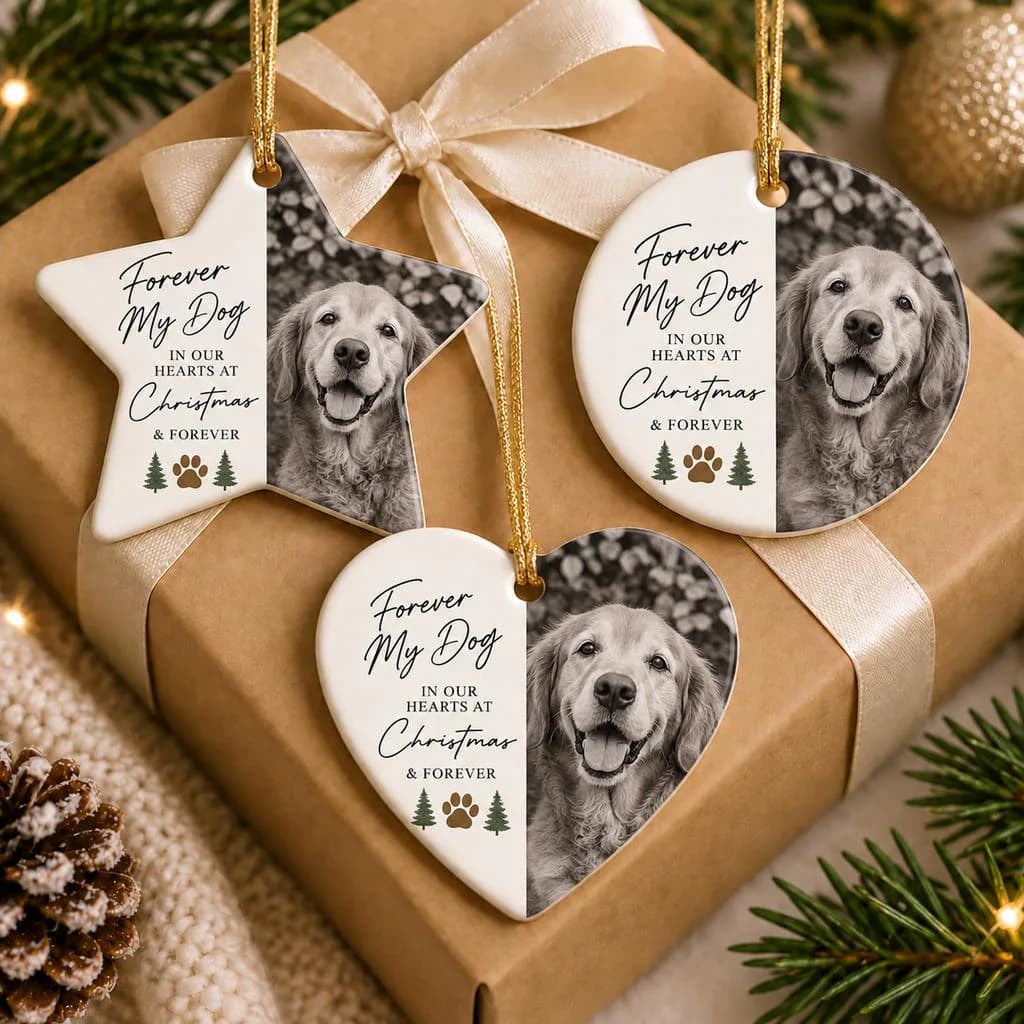 First Christmas Married Ornament, Personalized Ceramic Wedding Ornament, Custom Couple Names and Date, Newlywed Christmas Gift 2026