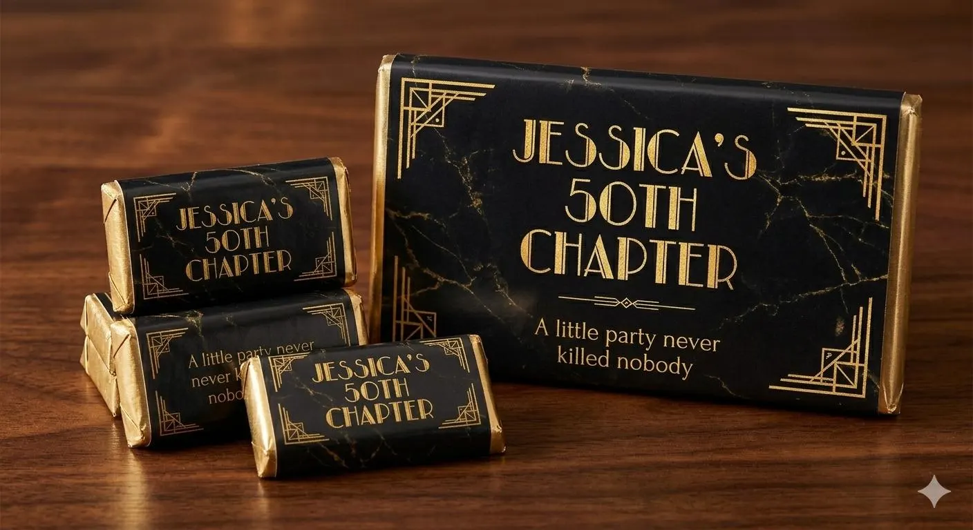 Gatsby Chocolate Bar Wrapper - image 3
