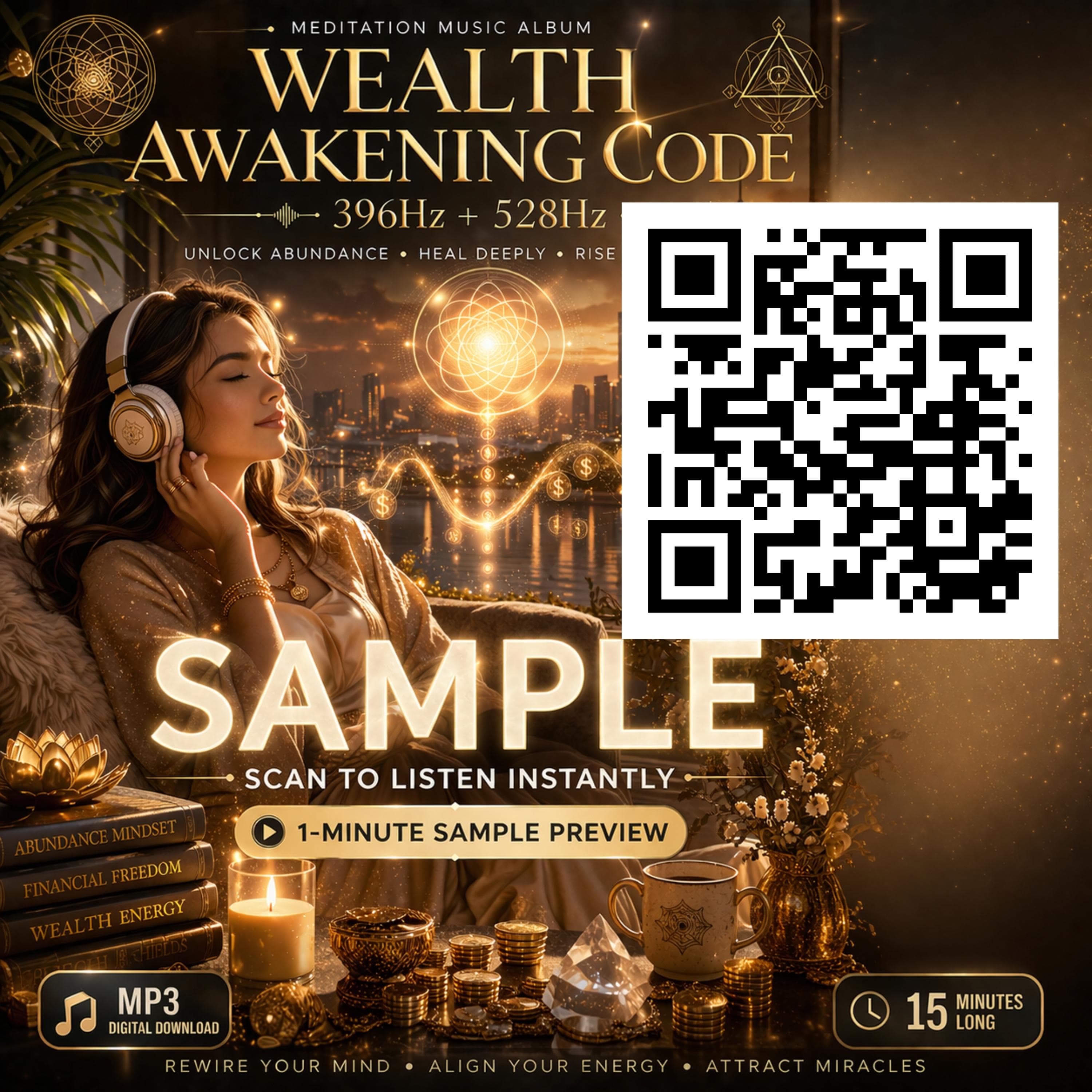 Wealth Awakening Code | 396Hz + 528Hz Abundance Meditation Music - image 3
