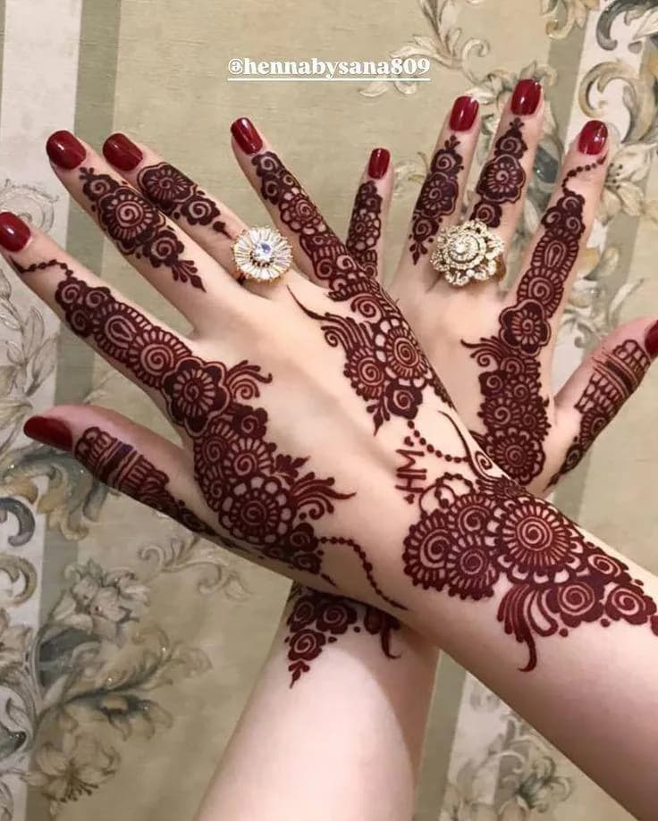 Bridal Henna Mehndi Designs PDF, Arabic Indian Pakistani Bridal Art, Wedding Hand Patterns, Digital Download + 1 Free Bonus PDF