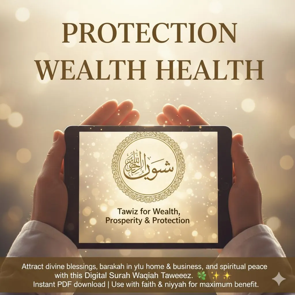 Surah Waqiah Taweez for Wealth, Rizq & Barakah | Spiritual Protection, Health Abundance PDF Download - image 4