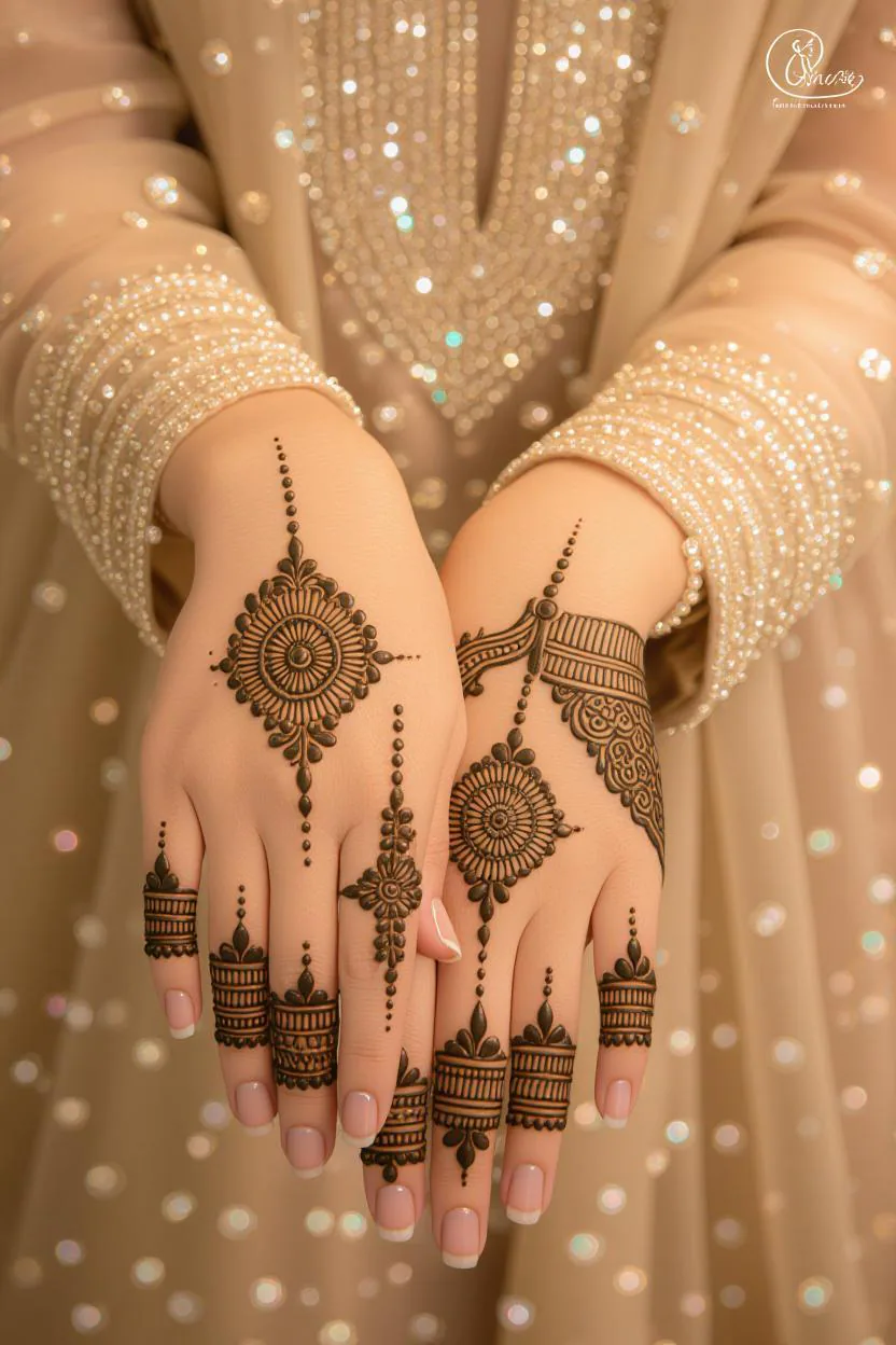 Bridal Henna Mehndi Designs PDF, Arabic Indian Pakistani Bridal Art, Wedding Hand Patterns, Digital Download + 1 Free Bonus PDF - image 4