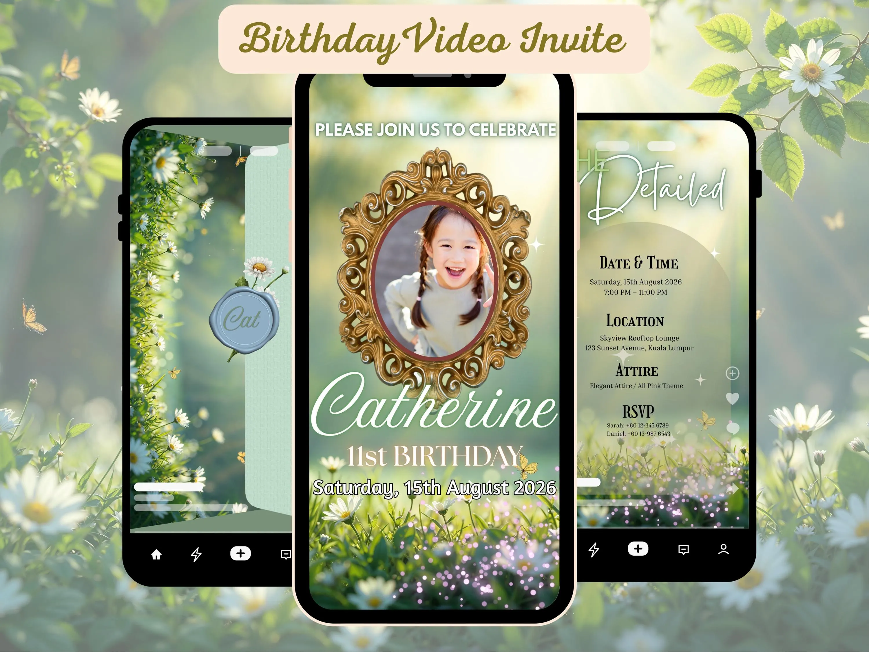 Editable Birthday Invitation Template | Kids Birthday Invite | Printable Party Invitation | Canva Template | Digital Invite