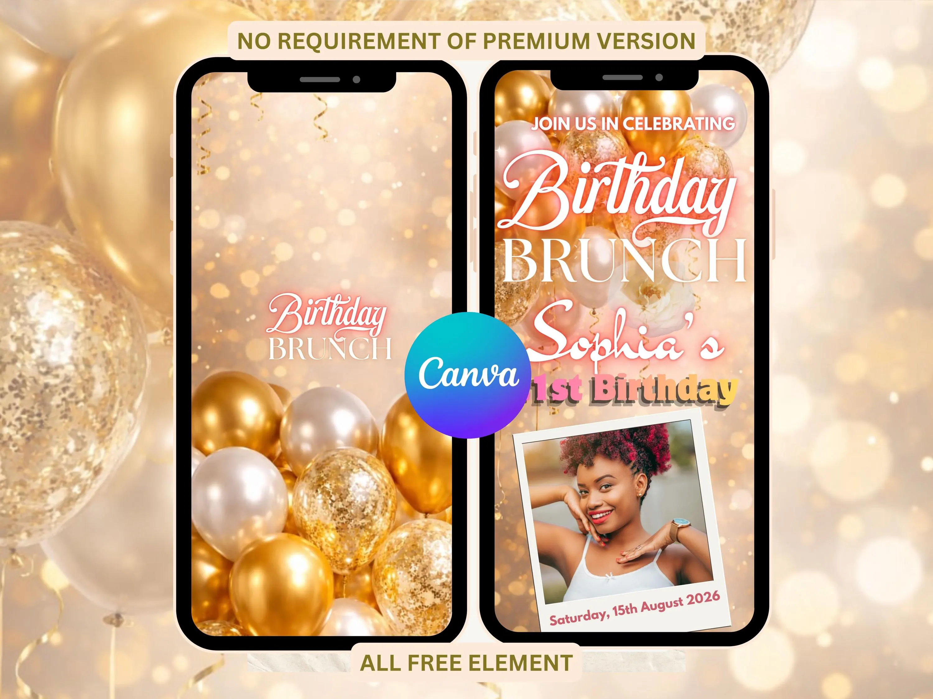 Editable Birthday Invitation Template | Modern Party Card (Digital Download) - image 2
