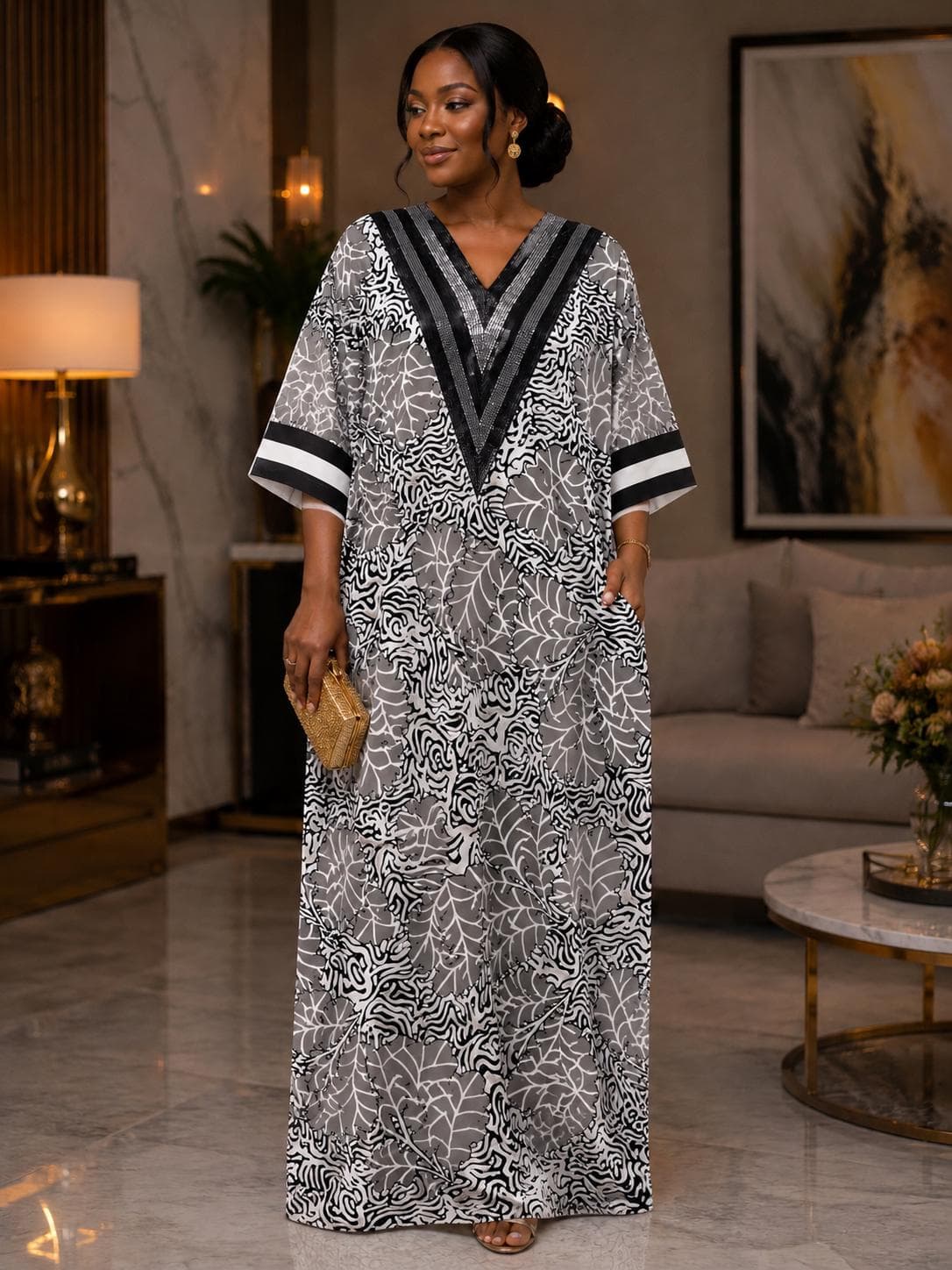 African boubou dress - image 3