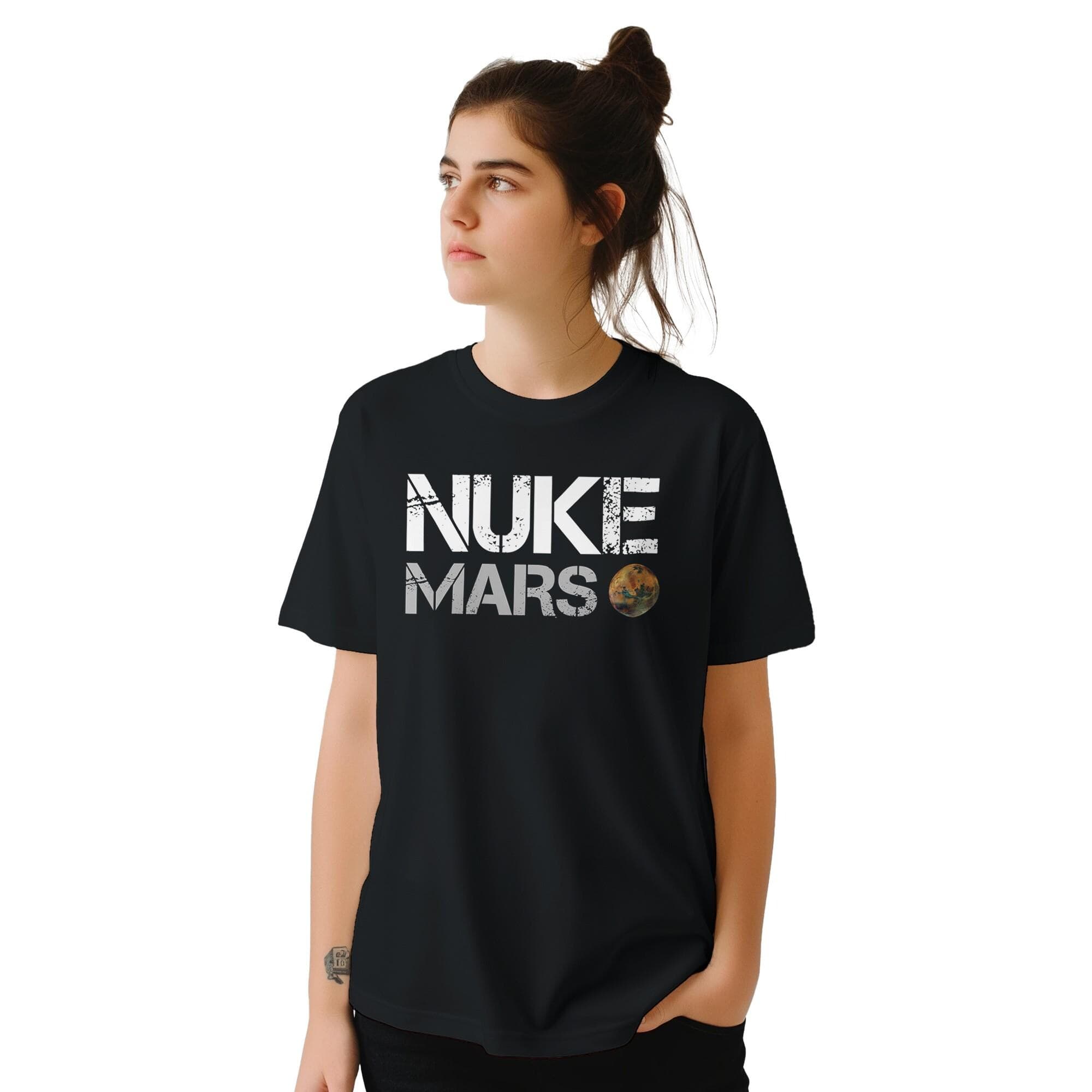 Nuke Mars Shirt, Occupy Mars tee, Elon Musk Shirts, SpaceX T-shirt - image 4