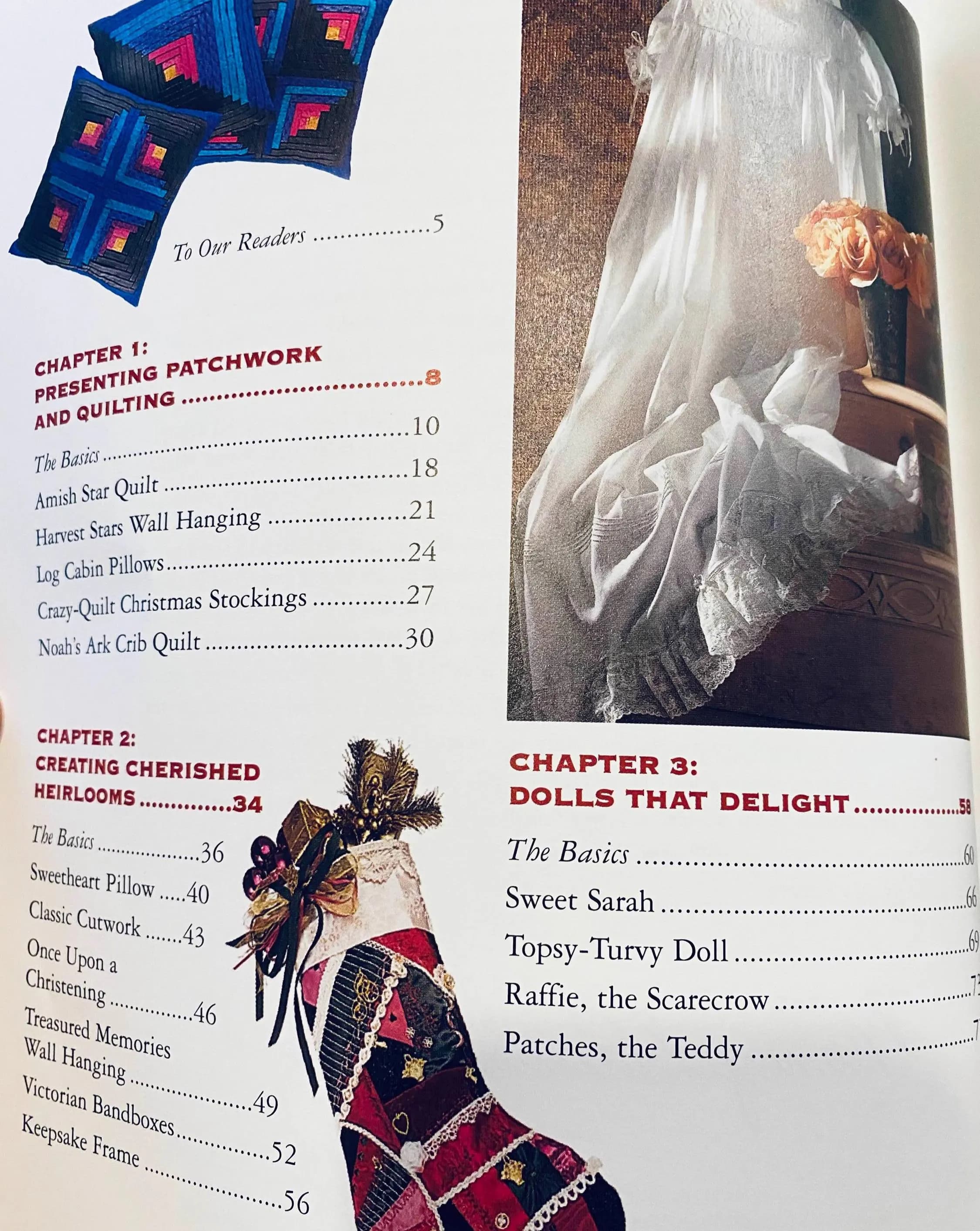 Craft Projects Book, Vogue and Butterick's, Sewing Patterns, Quilting, Dolls, How To, 1990s - image 3