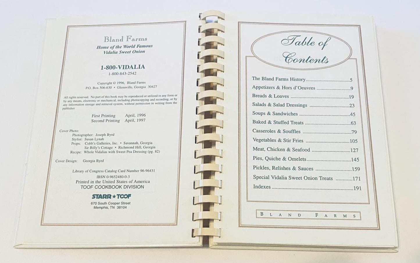 The Vidalia Sweet Onion Lovers Cookbook, Bland Farms, Appetizers, Meals, Desserts - image 4