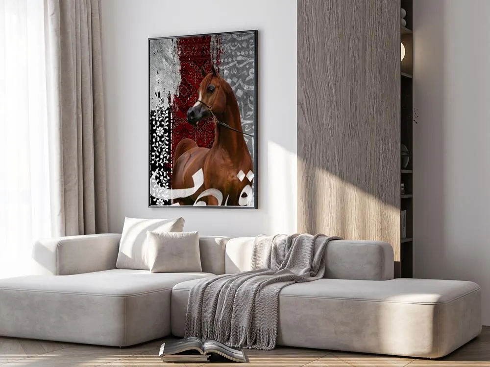Arabian Horse Digital Wall Art – Printable Oriental Artwork - image 4