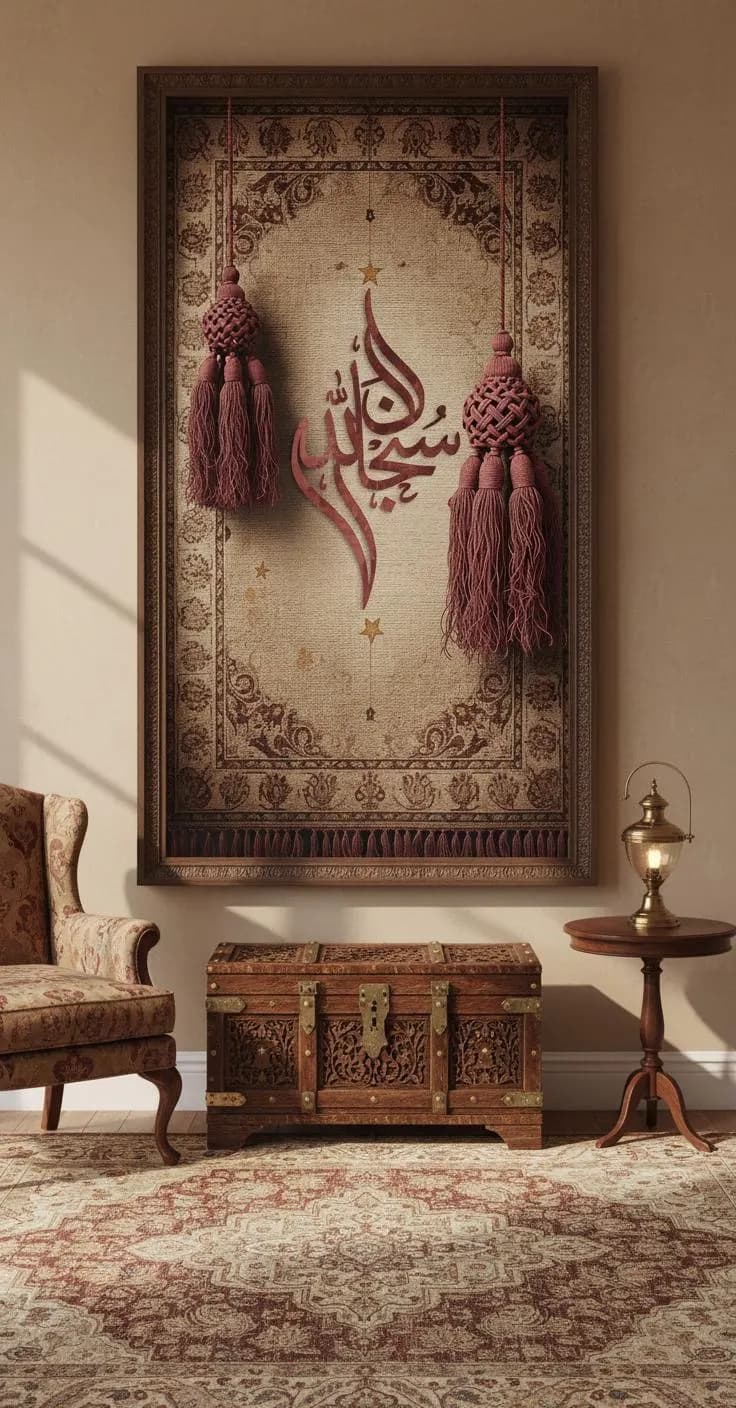 Arabic Calligraphy Art Print, Islamic Home Decor, Oriental Boho (Digital Download) - image 3