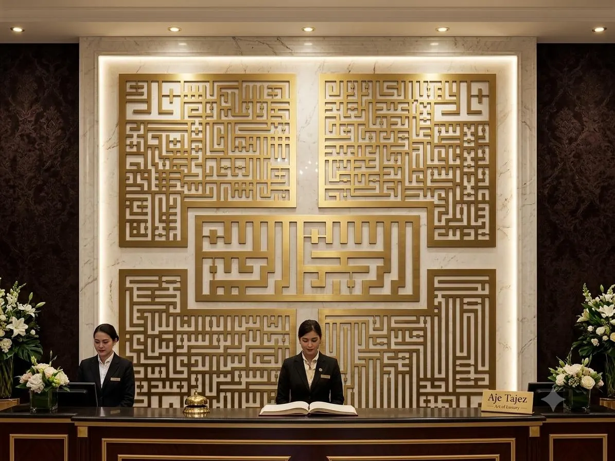 Kufi 4 Qul Islamic Wall Art SVG Bundle | Four Quls Kufic Calligraphy Laser Cut Files | DXF PDF eps png Ai | cnc Glowforge xTool - image 3