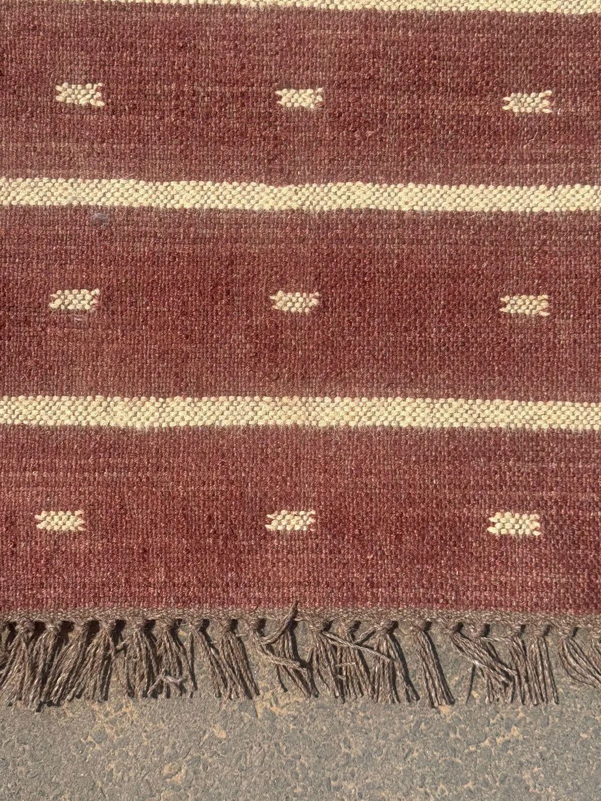 Luxury Red Stair Runner Rug, Wool Jute Stair Carpet, Handwoven Geometric Staircase Runner, Modern Hallway Runner Rug, Custom Stair Rug - image 3