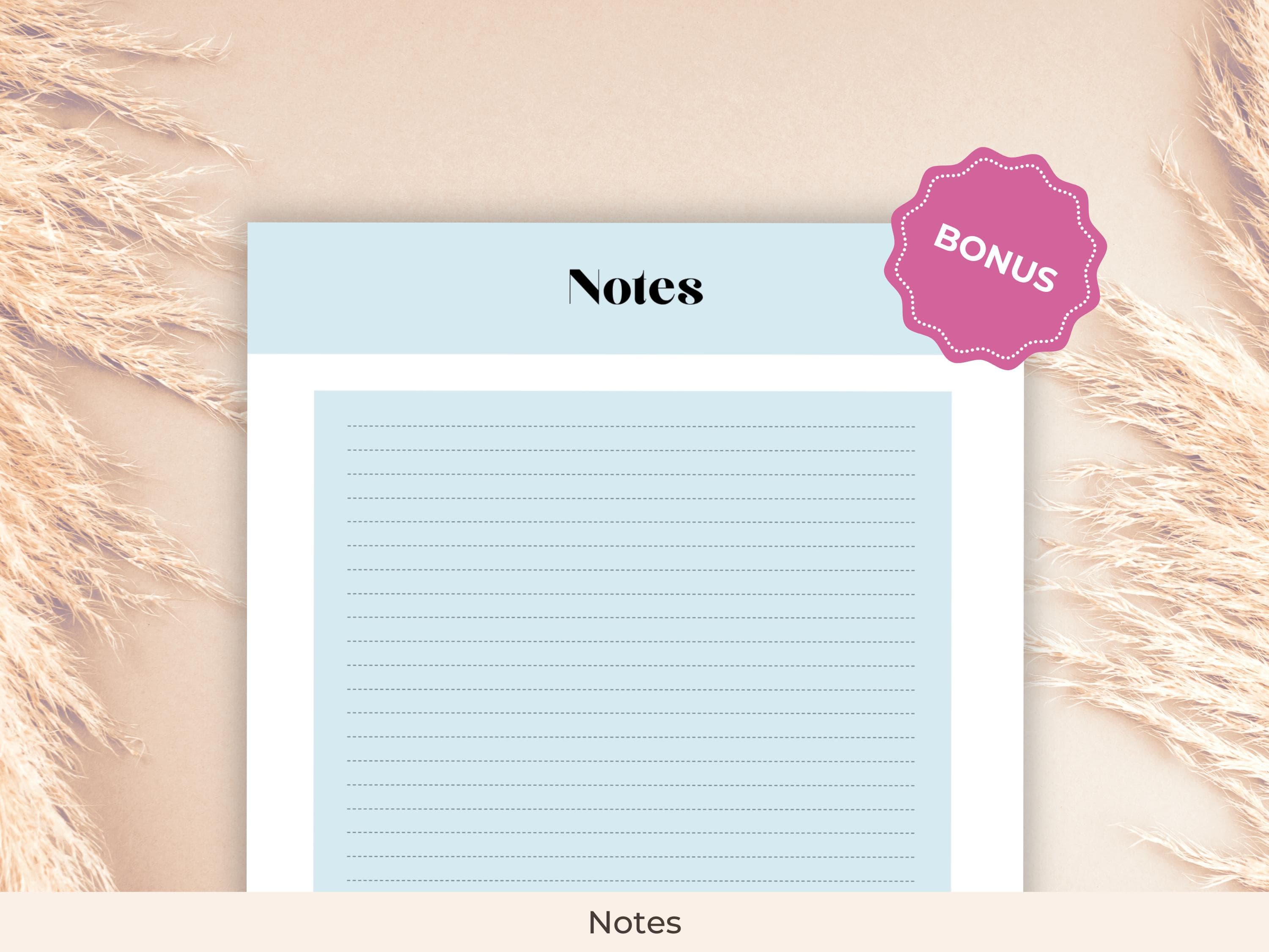Blue Baby Shower Planner Bundle: Checklist, Budget, Guest List (PDF Download) - image 5