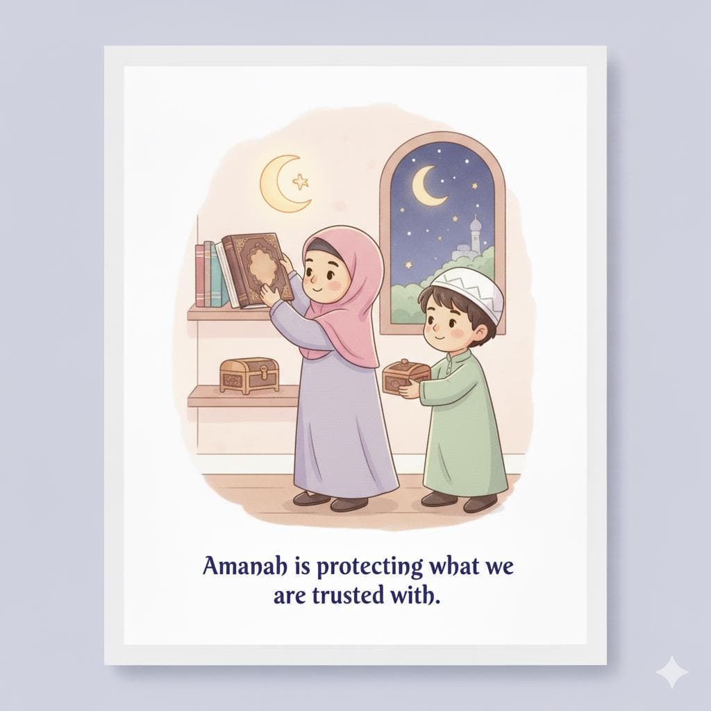 10 Islamic Values for Kids | Printable PDF & PNG - image 4
