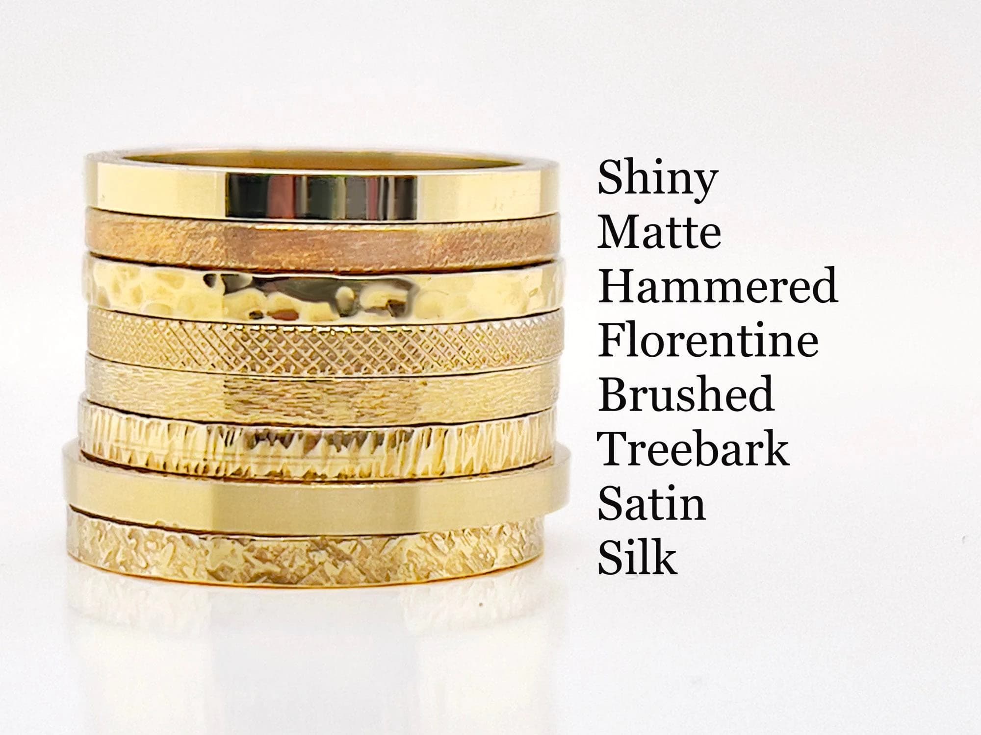 2mm Flat Solid Gold Band, Minimalist Wedding Ring, 10k-22k - image 3
