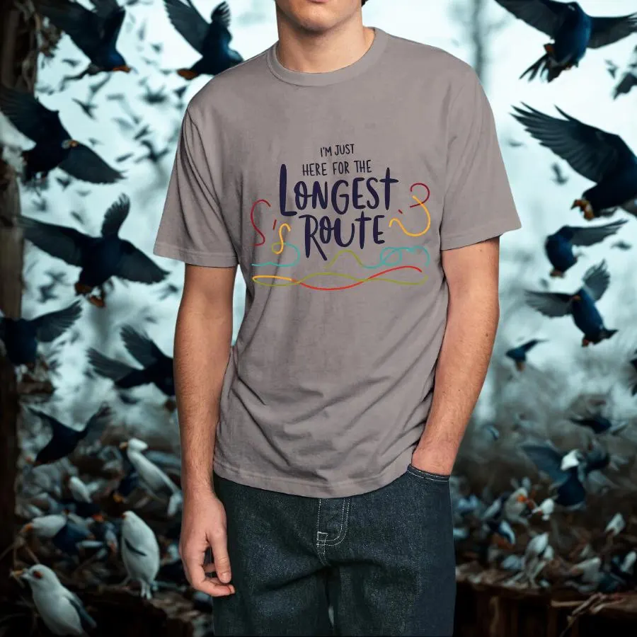 Ticket to Ride T-Shirt: I'm Just Here for the Longest Route Board Game Tee - image 3