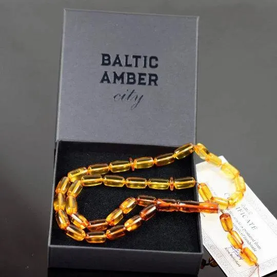 Elegant Amber Rosary – 33 Natural Prayer Beads, Unique Handmade Gift - image 2
