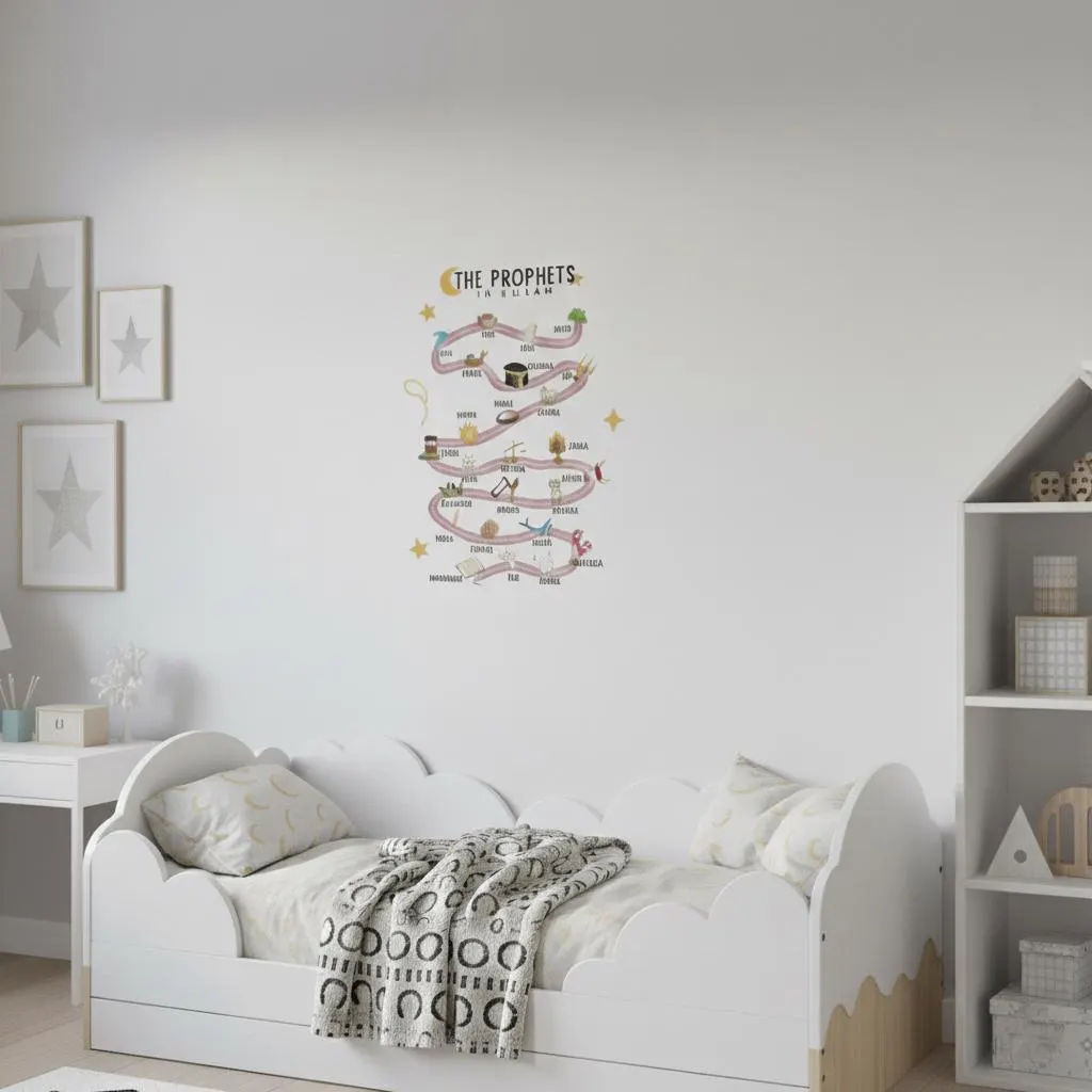 25 Prophets in Islam Wall Sticker – Quran Educational Decal - image 2