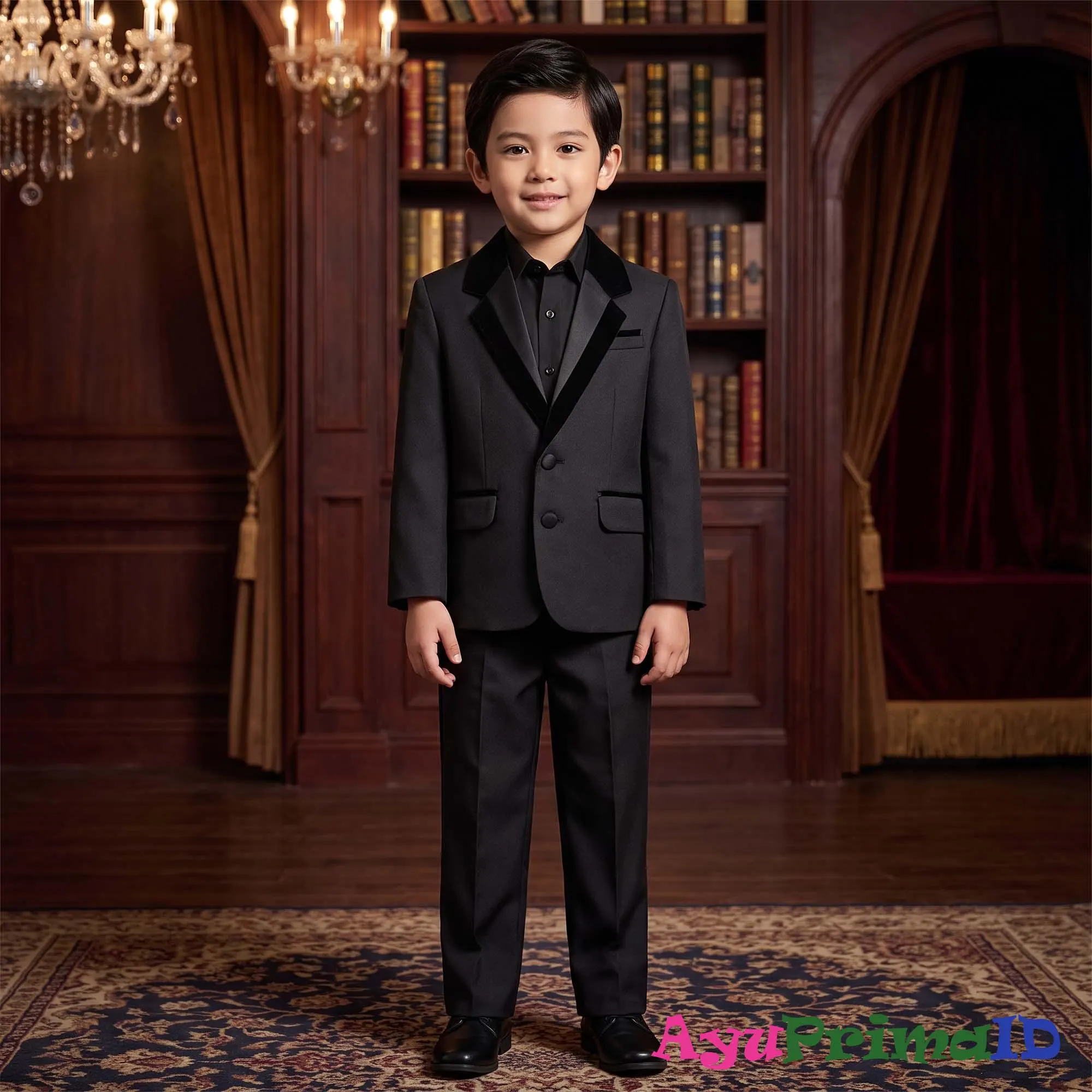 Boys 3Piece Formal Suit Set Kids Blazer Wedding Page Boy Graduation
