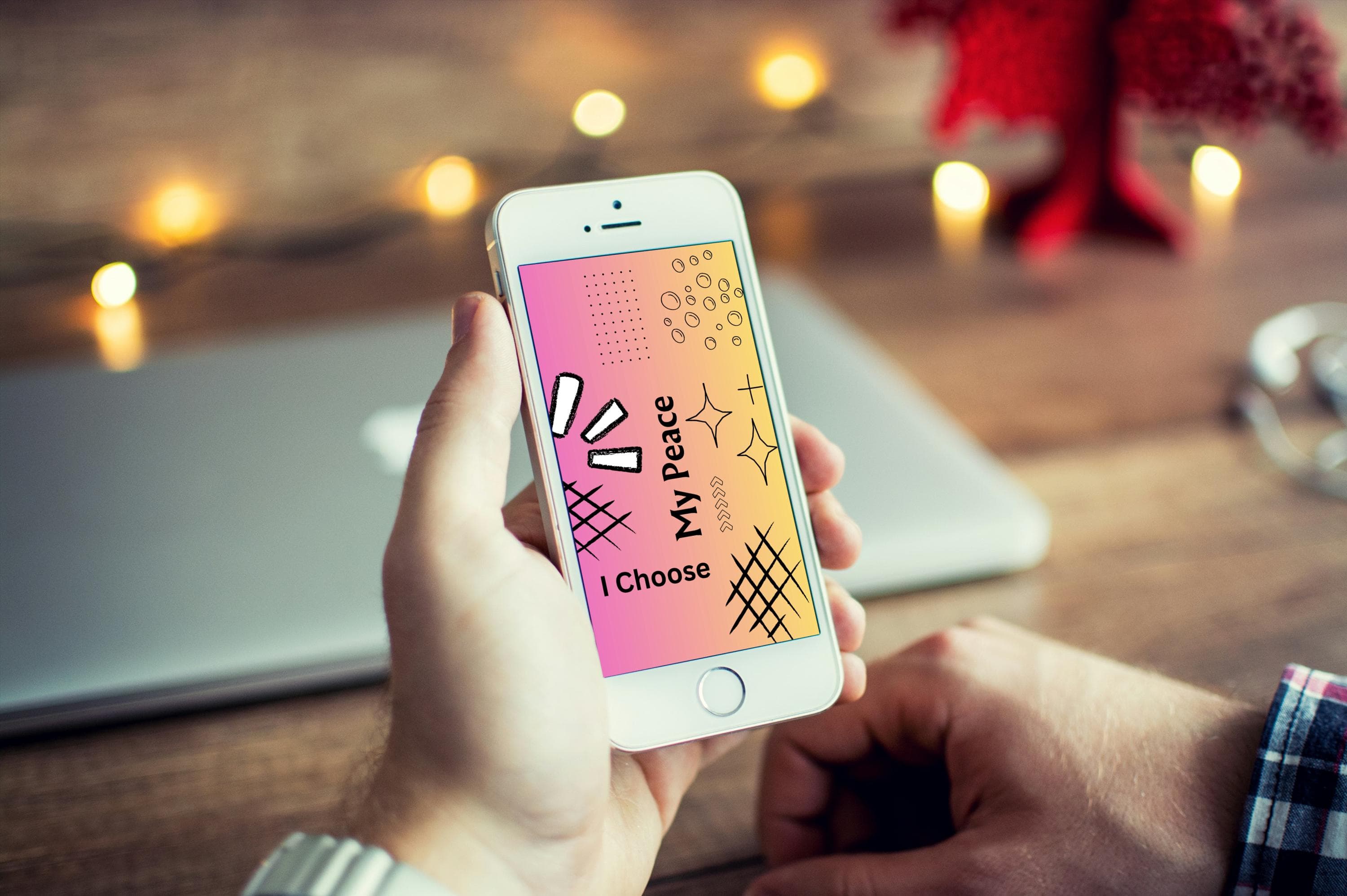 Soft Girl Healing Wallpaper Bundle, Cute Self Love Phone Wallpapers, Affirmation Lockscreen iOS Android Background Digital Download - image 5