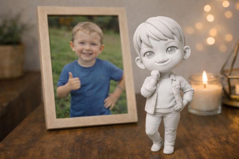 Personalisierte 3D-Figur nach Foto | Individuelle 3D-Person aus deinem Bild | Maßgefertigte Geschenkfigur - image 4