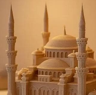 Sultan-Ahmed-Moschee 3D Druck – Souvenir Modell – Detailgetreue Islamische Architektur Replik – Geschenk und Dekoration - image 4