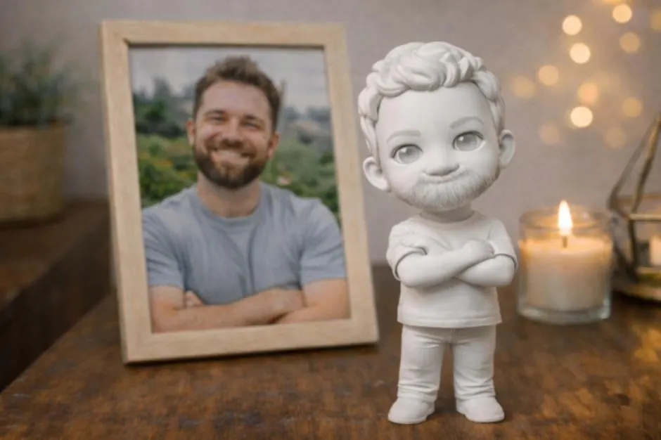 Personalisierte 3D-Figur nach Foto | Individuelle 3D-Person aus deinem Bild | Maßgefertigte Geschenkfigur - image 5