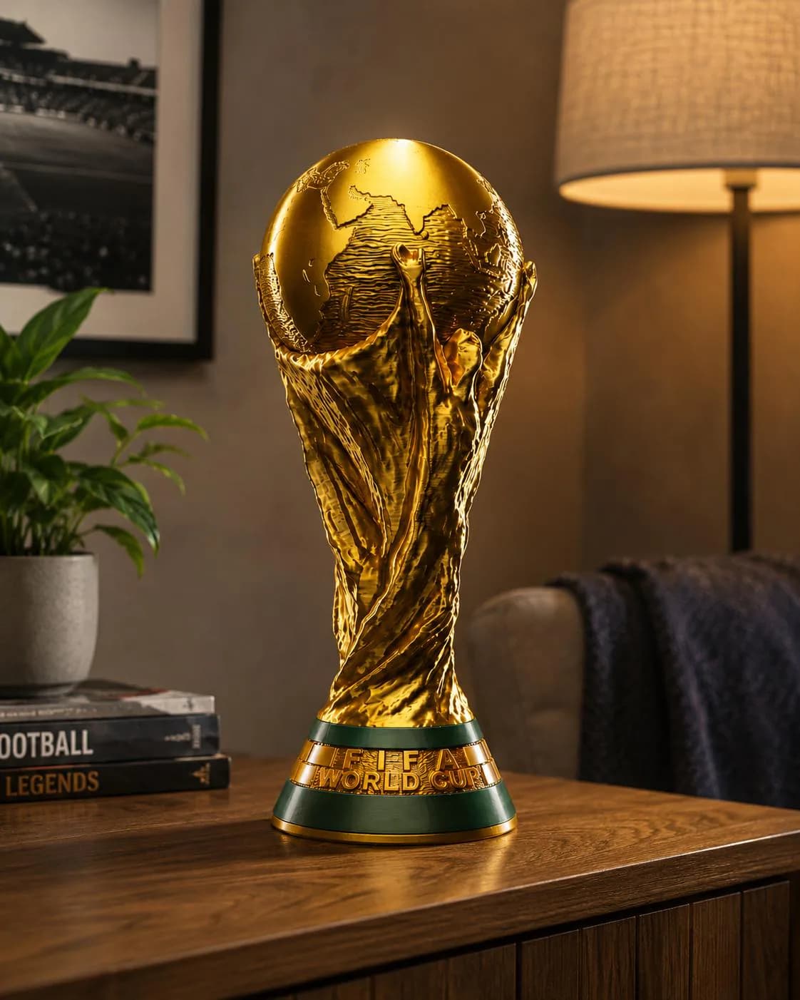 WM Pokal 2026 - Trophy Replica 3D gedruckt, WM 26, Fanartikel, Fußball Deko - image 3