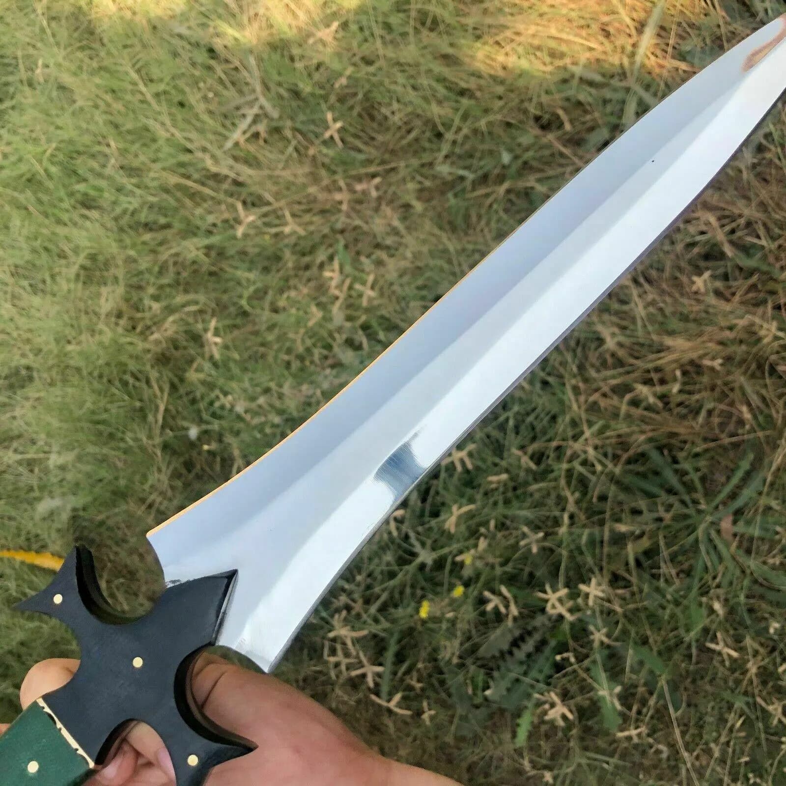 Handmade D2 Steel Skinner Dagger, Bushcraft Hunting Knife with Micarta Handle & Leather Sheath, Craftsman Forged Blade - image 4