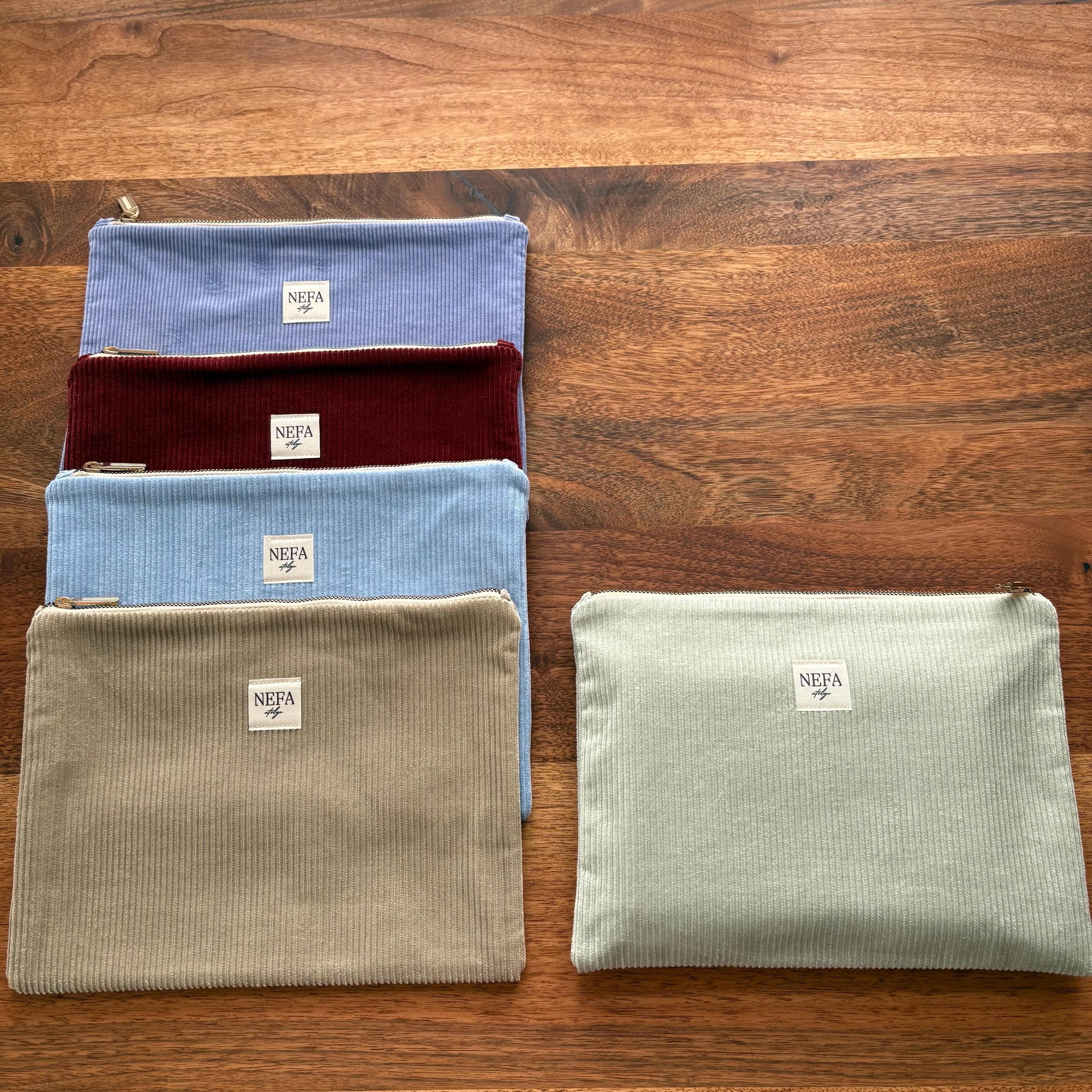 Corduroy Tablet Sleeve with Pocket, Custom iPad Case 11 10.9 inch, Padded Book Bag Organizer, Aesthetic Reader Gift - image 5