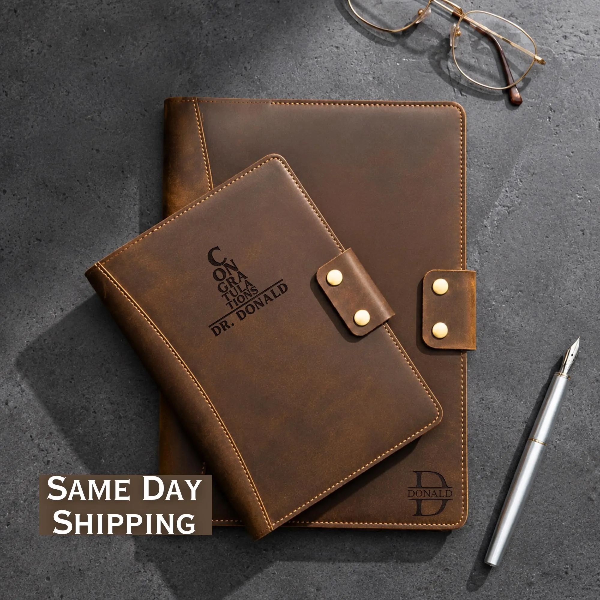 Personalized Eye Doctor Diary Optometry Leather Notebook Graduation Congratulations Pad Eye Care Writing Book Vision Specialist Sketchbook