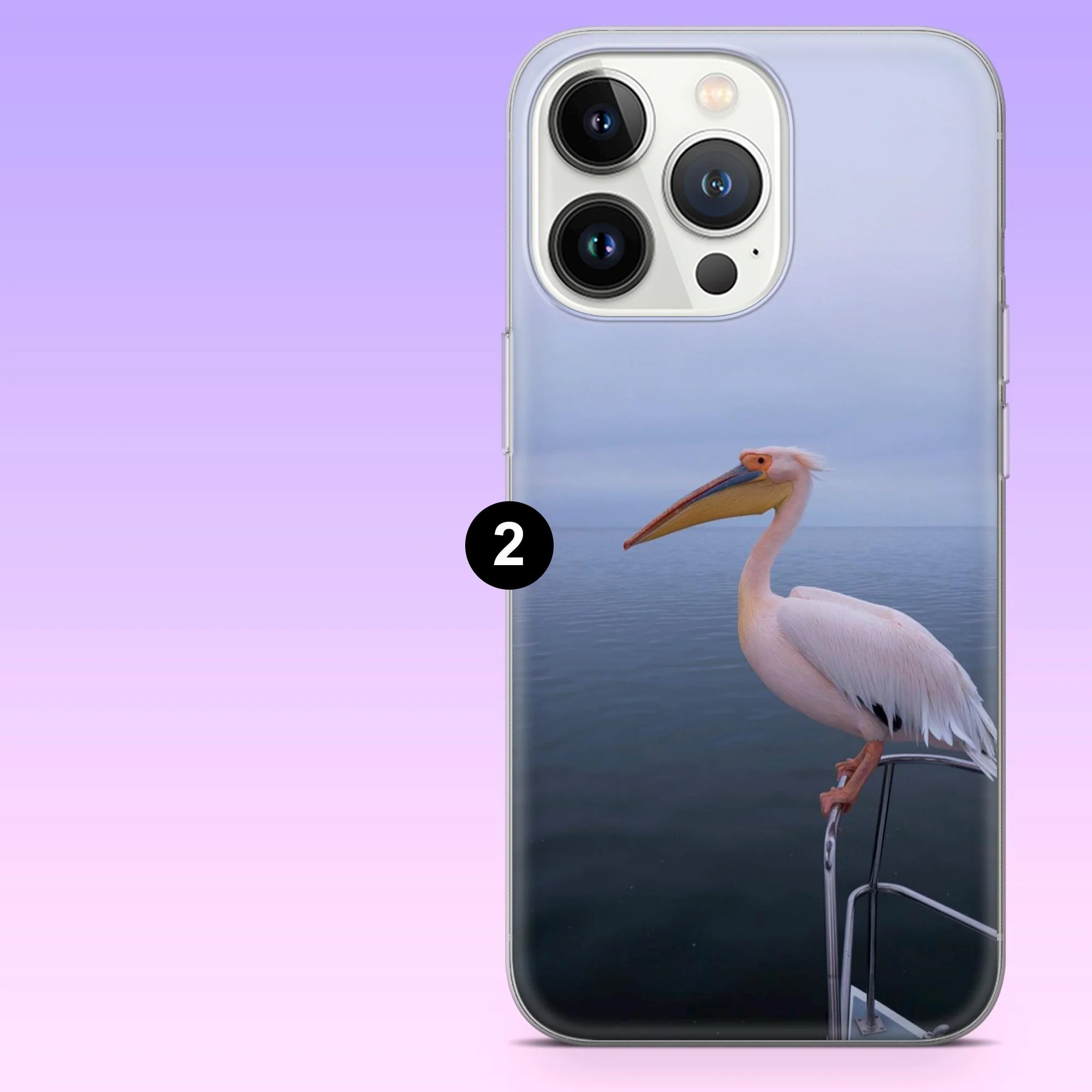 Pelican Phone Case Coastal Seabird Cover for iPhone 17Pro, 16, 15, 14, 13, 12, Samsung S26, S25, S24, S23Fe, A16, A56, Pixel 10, 9Pro - image 4