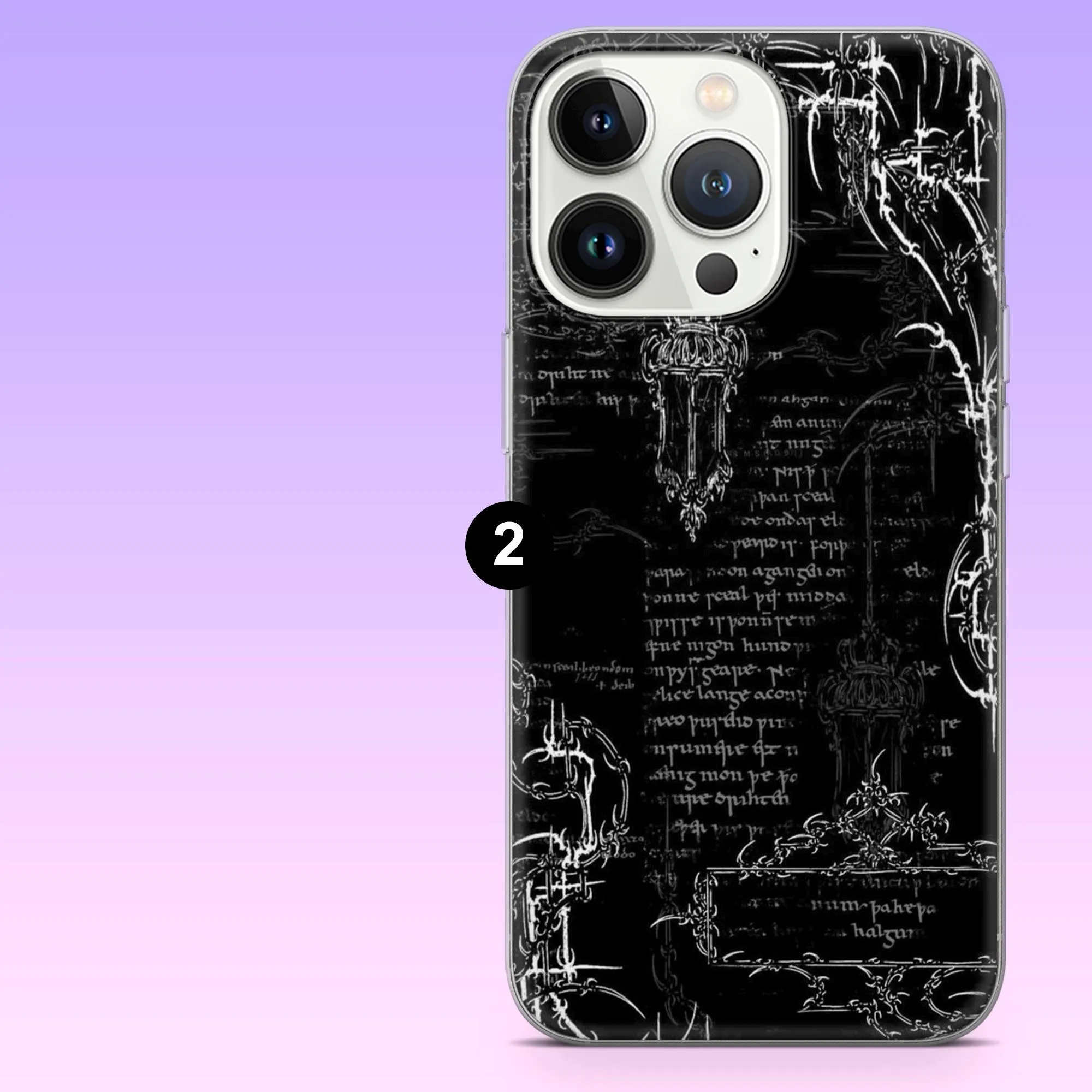 Gothic Sigil Phone Case Cybersigilism Cover for iPhone 17Pro, 16, 15, 14, 13, 12, Samsung S25, S24, S23, S22, A16, A26, A56, Pixel 10, 9Pro - image 3