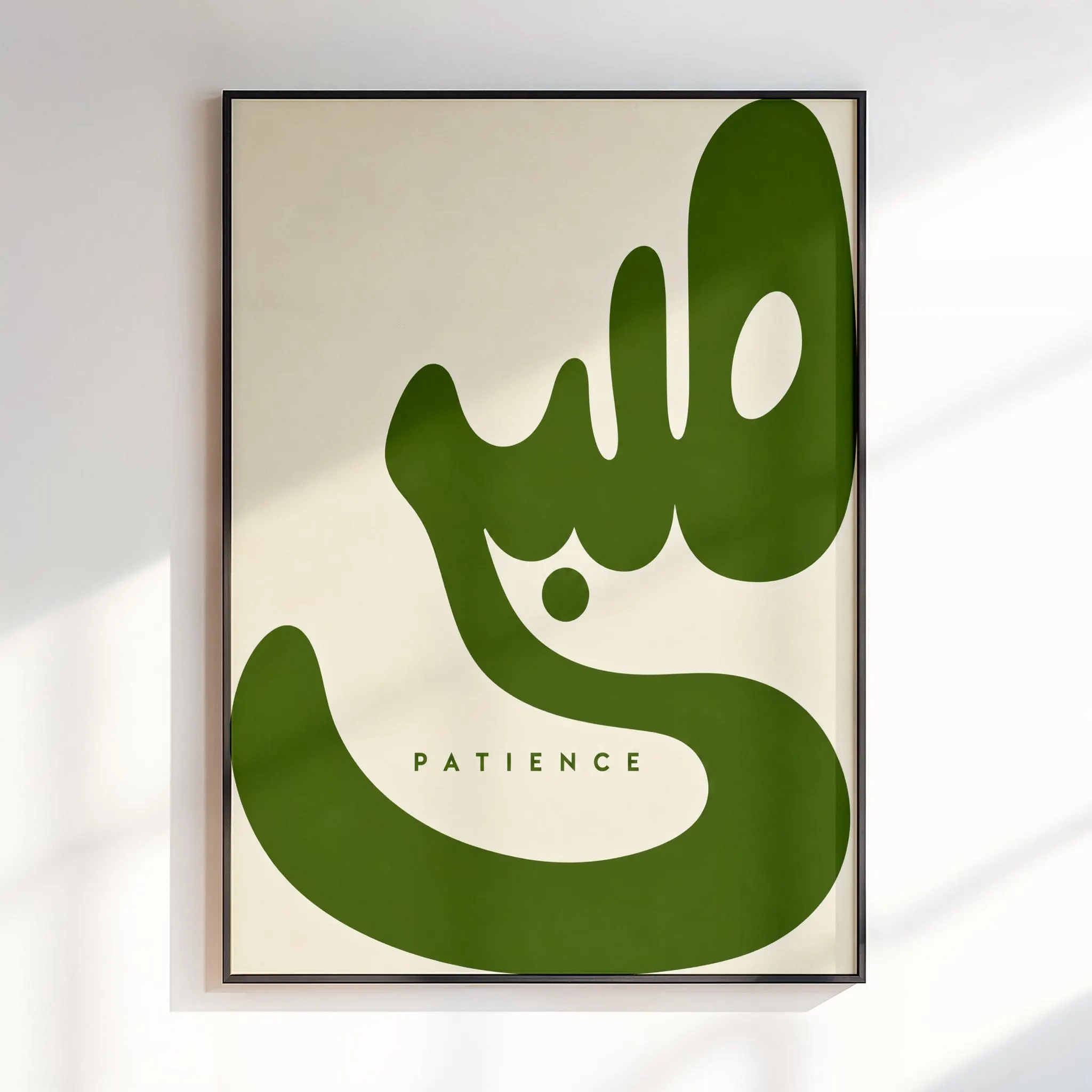 Sabr Poster | Modern Arabic Home Wall Art | Organic Typography Print | Fate | Playful Arabic Poster | Modern Arabic Calligraphy | Minimalist - image 5
