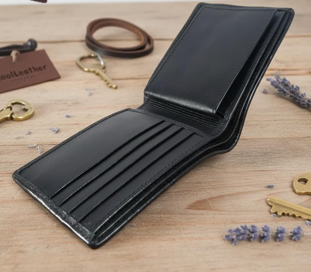 Handmade Stingray Leather Bifold Wallet, Exotic Shagreen, Slim - image 4