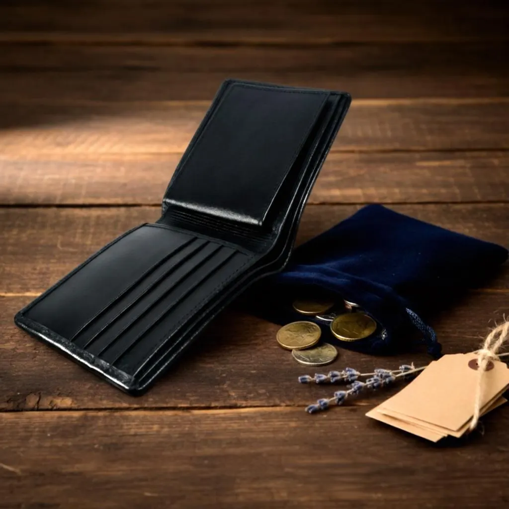 Handmade Green Stingray Leather Bifold Wallet, Exotic Luxury - image 5