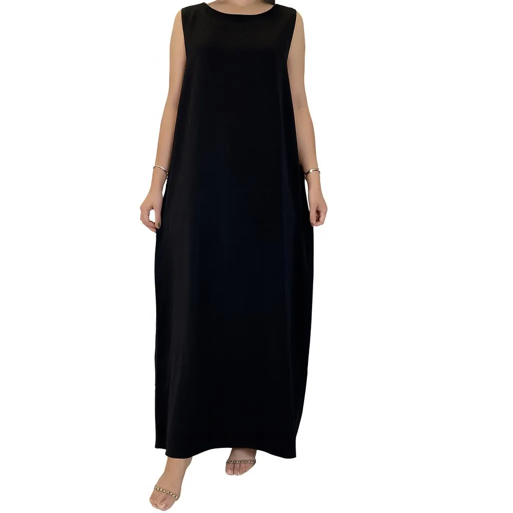 Soft Nida Abaya Slip Dress | Modest Layering Underdress - image 4