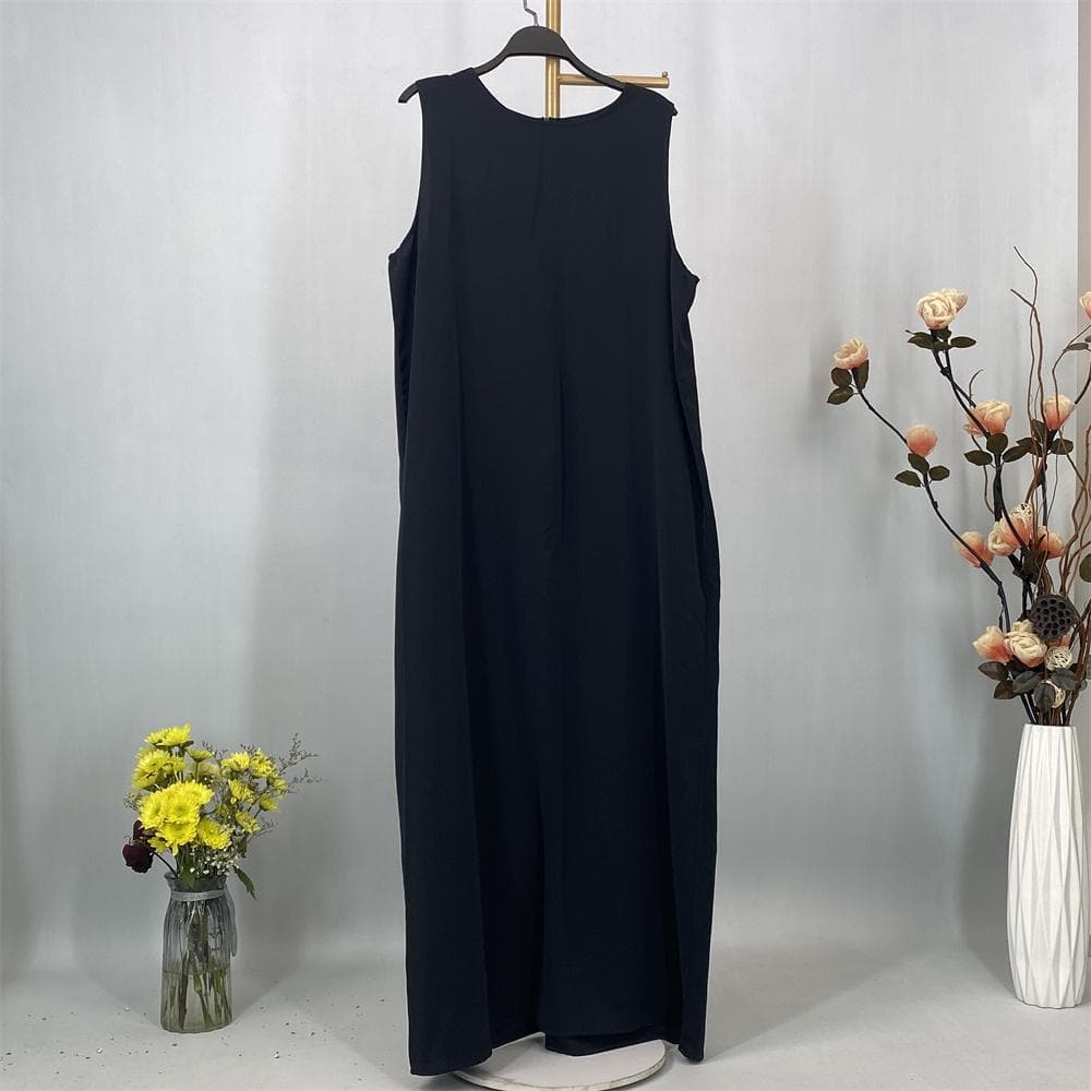 Soft Nida Abaya Slip Dress | Modest Layering Underdress - image 3
