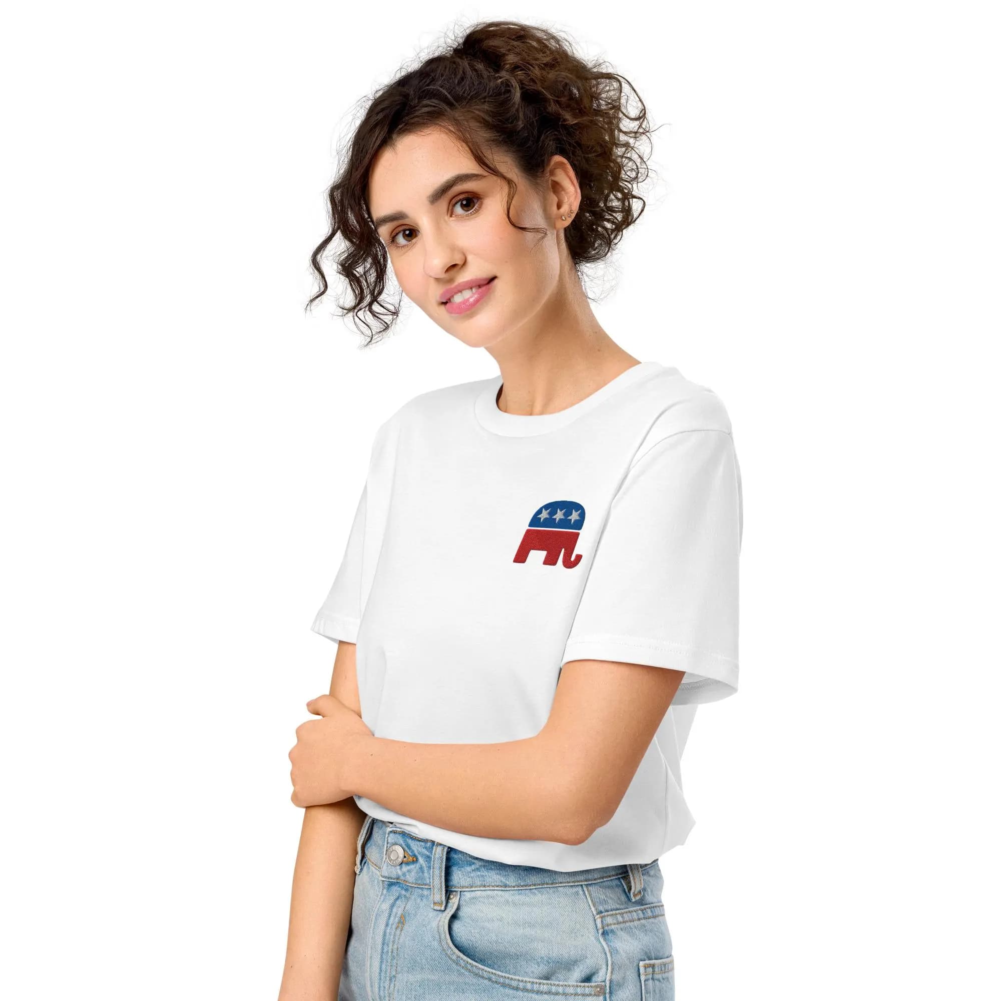 Organic Republican T-Shirt Mid-Light GOP Shirt Gifts for Republicans