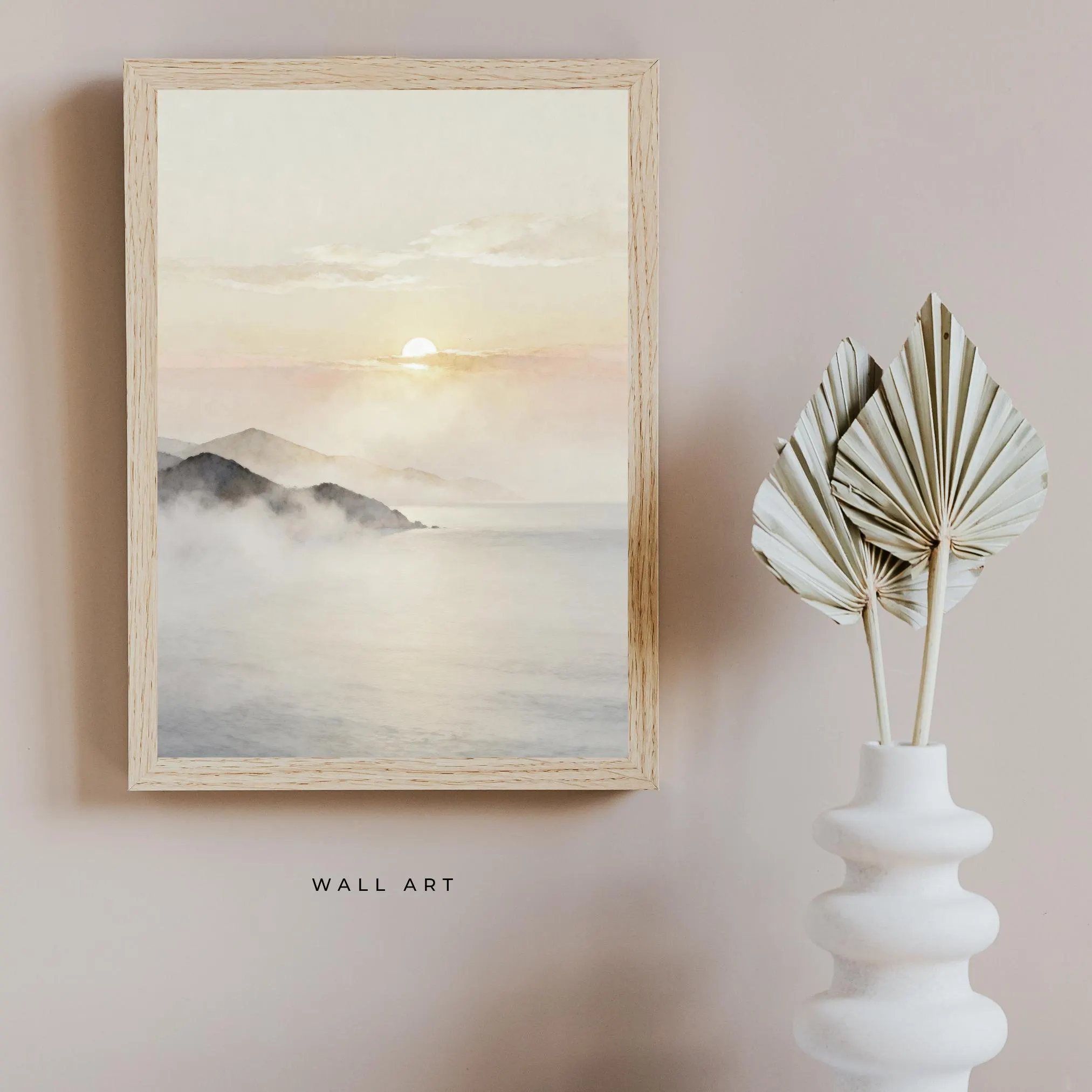Smoky Mountain Landscape Print, Quiet Luxury Wall Art, Digital Download - image 5