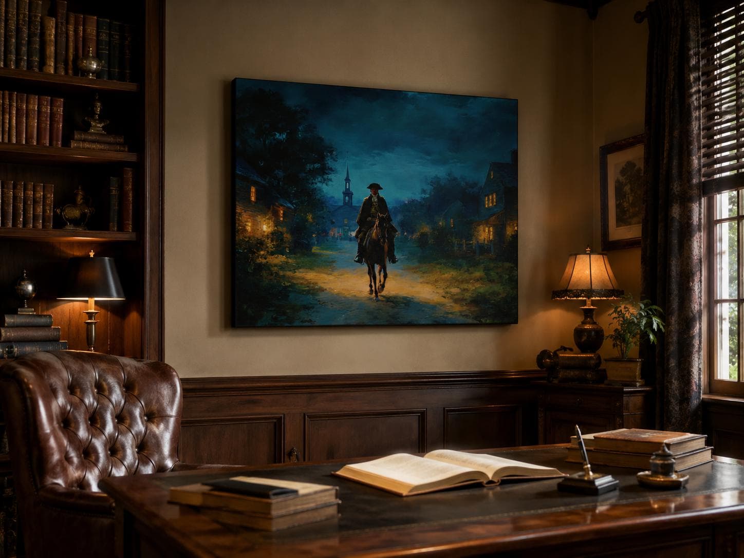 Patriot Spy Canvas Wall Art, Revolutionary War Courier, Colonial Patriot Print (1776-2026 Series) - image 4