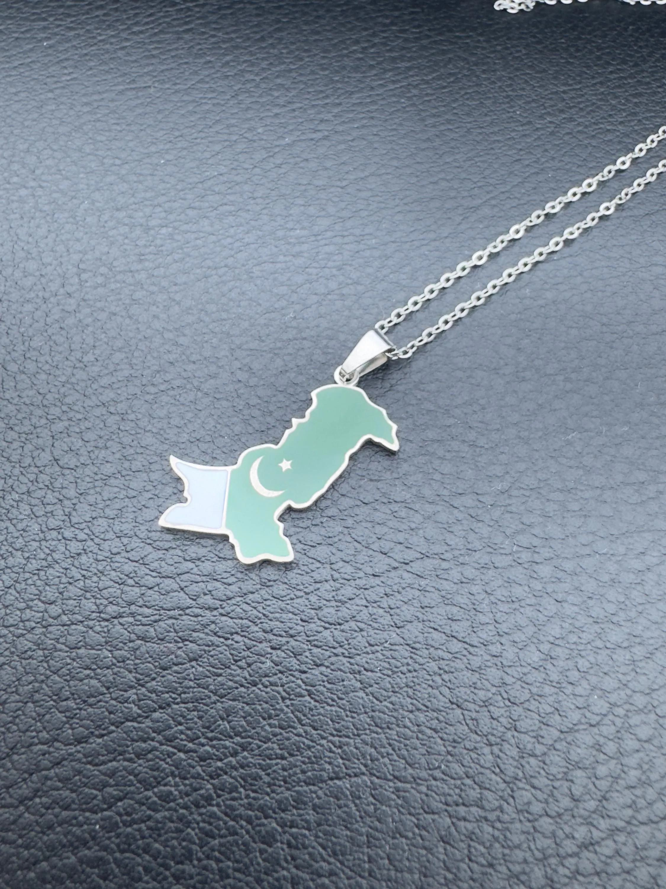 Pakistan Map Necklace | Car Hanger, Pakistani Pride Gift - image 2