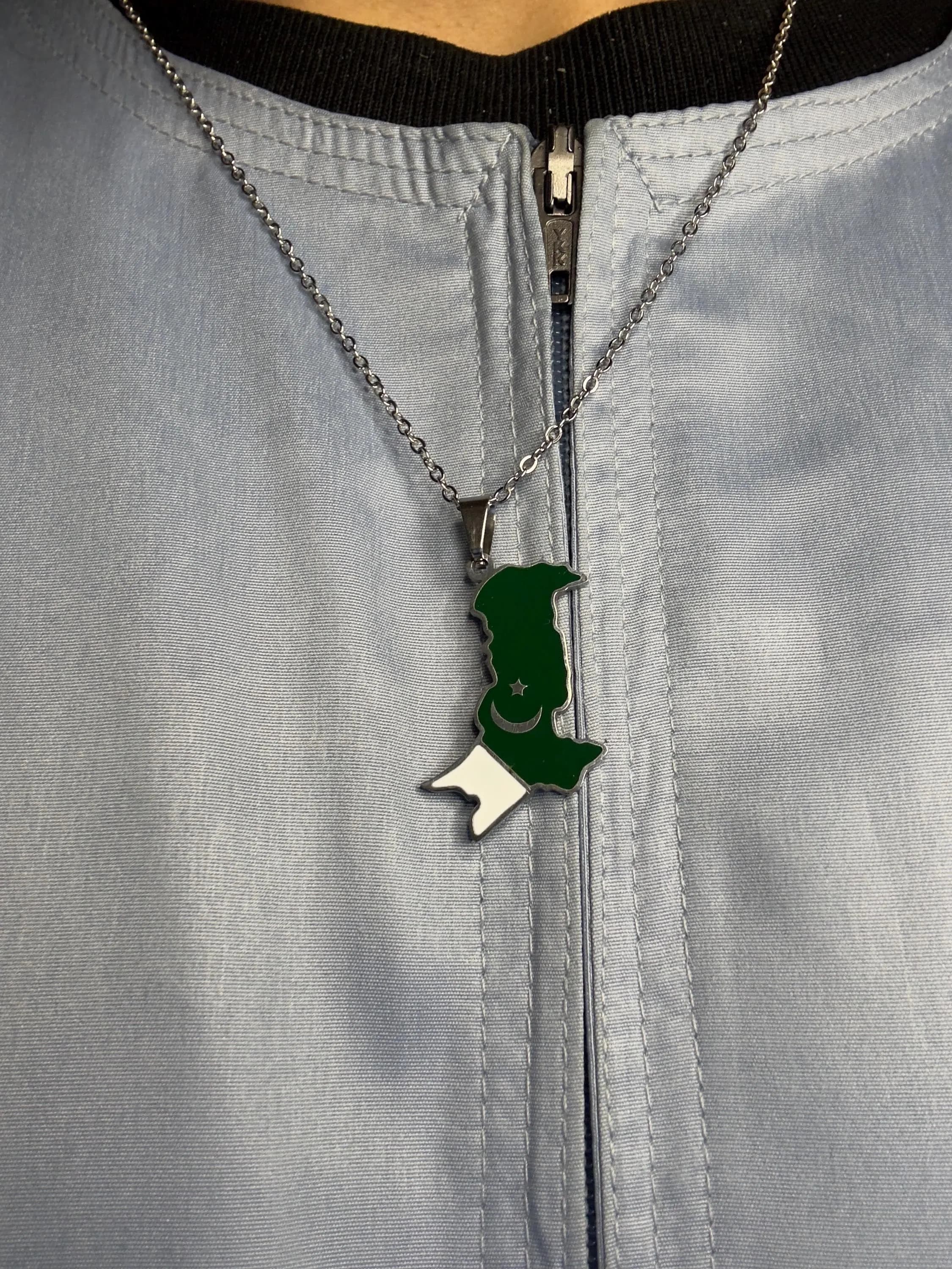 Pakistan Map Necklace | Car Hanger, Pakistani Pride Gift - image 3