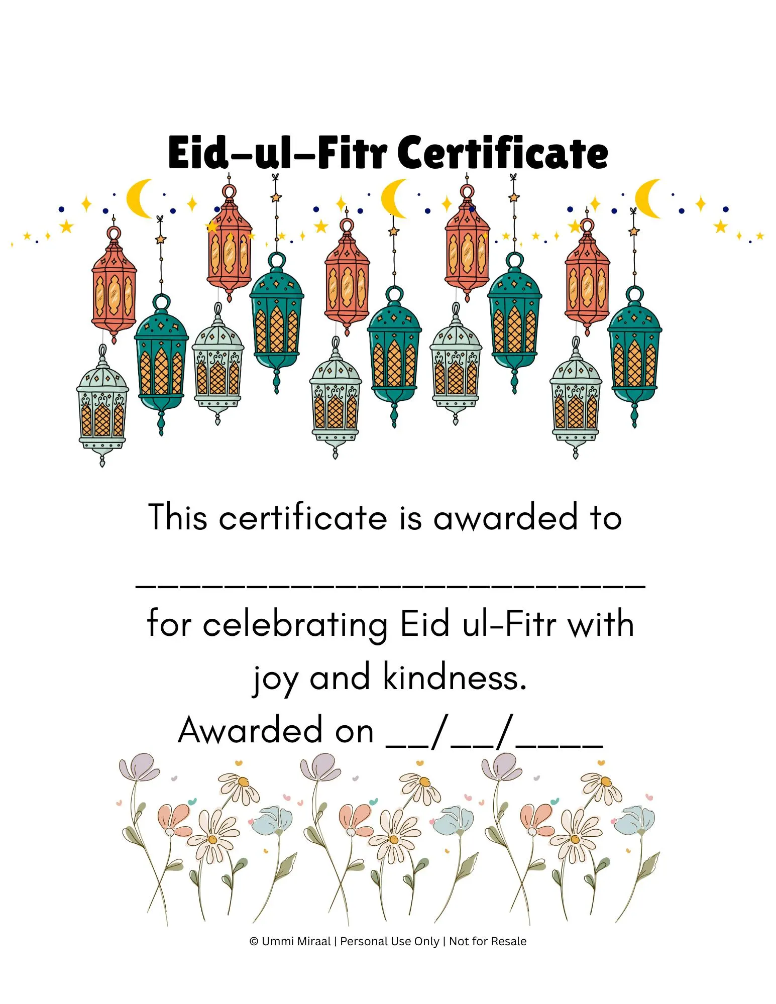 Eid ul-Fitr Colouring & Activity Book | Islamic Toddler Printable (PDF Download) - image 3