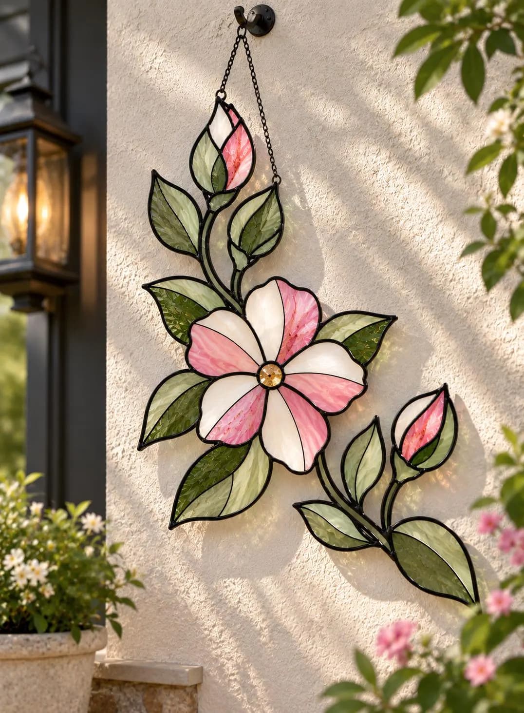 Magnolia Stained Glass Pattern PDF | Floral Suncatcher Template | Botanical Flower Window Art | DIY Glass Painting Pattern | Printable PDF - image 3