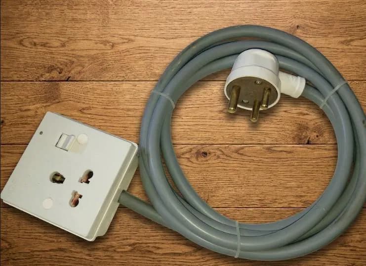 Heavy Duty Extension Cord Porcelain Socket Universal Outlet High Power Switch Cable - image 5