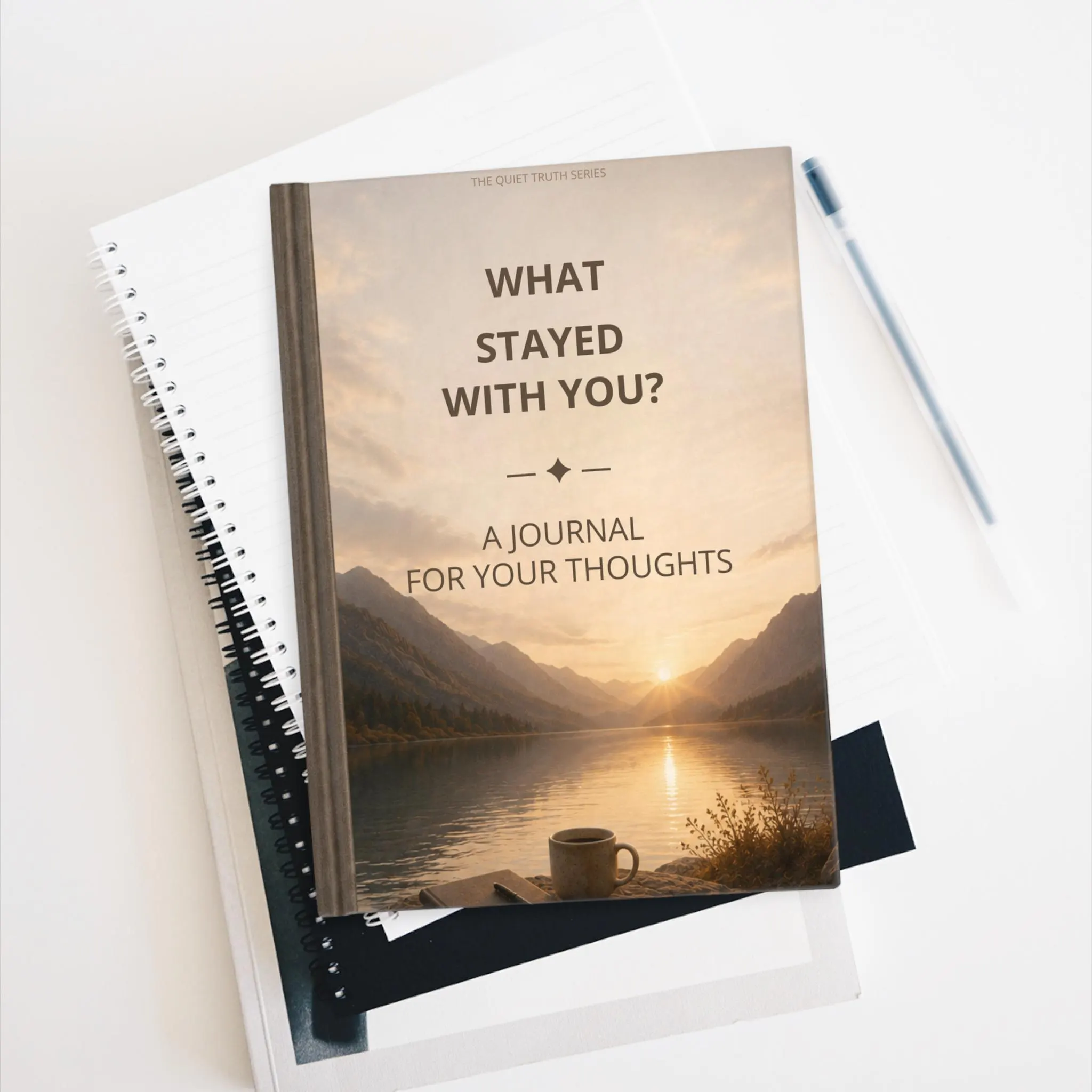 Hardcover Journal for Women, Lined Writing Notebook, Personal Diary for Thoughts, Reflection Journal, Gift for Her - image 3