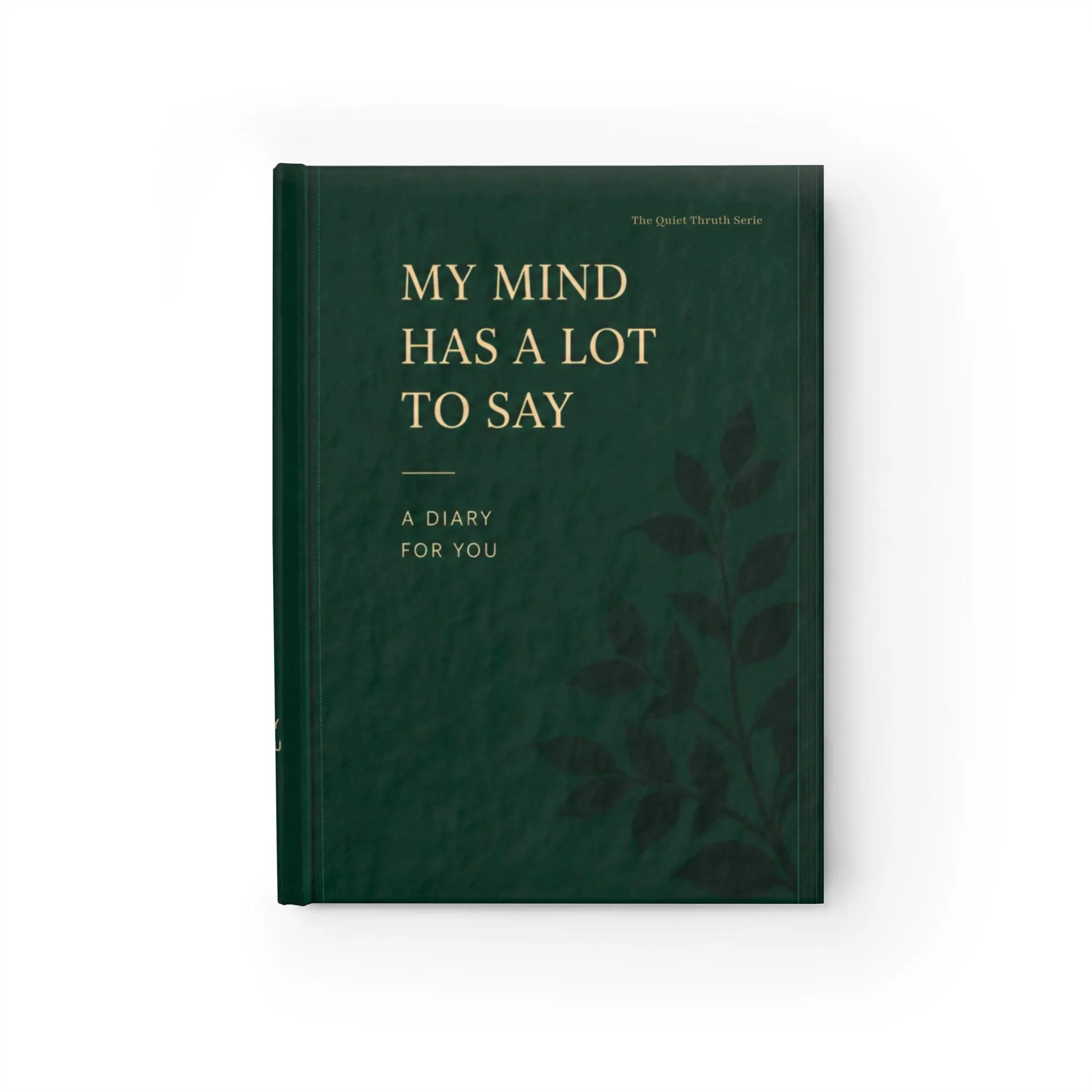 Muslim Journal for Women, Islamic Diary, Hardcover Lined Notebook, Muslim Gift for Her, Ramadan Journal, My Mind Has a Lot to Say