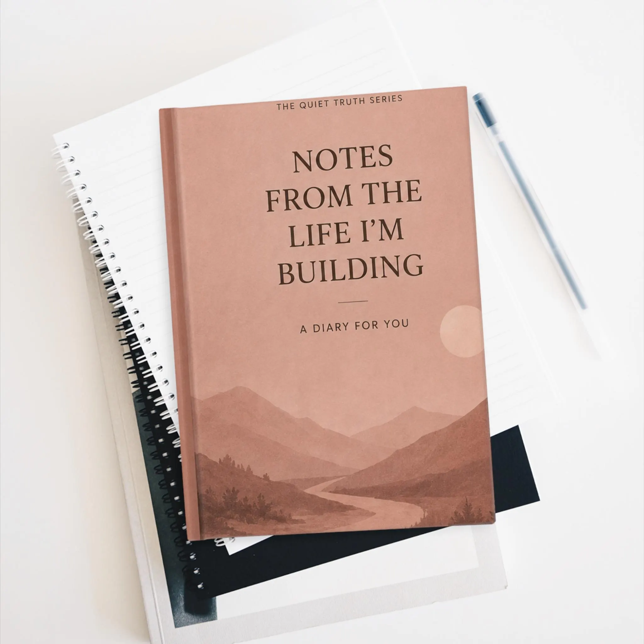 Hardcover Journal for Women, Lined Writing Notebook, Personal Diary, Gift for Her - image 4